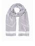  image of mint-velvet-star-print-lightweight-scarf