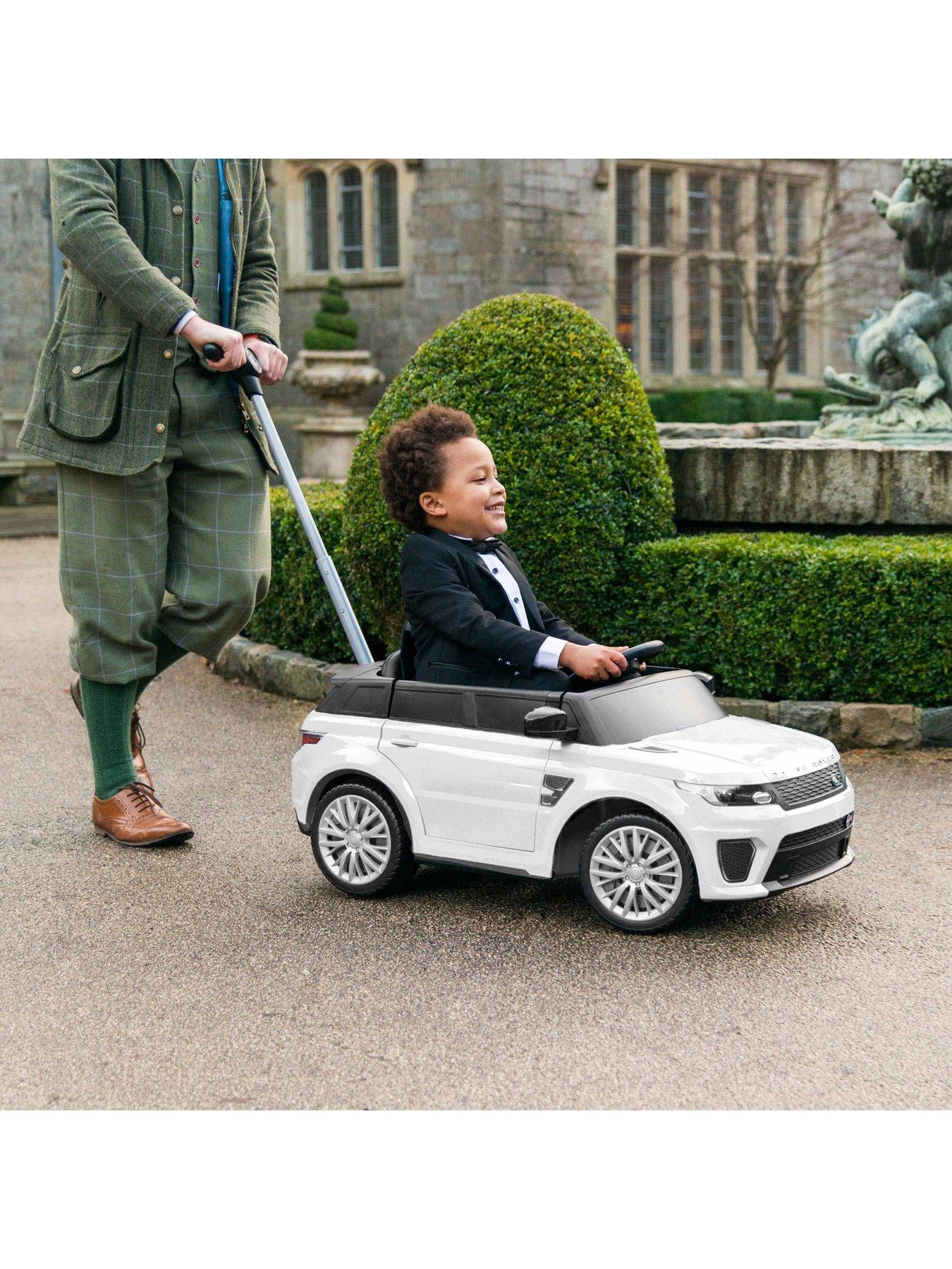 Range Rover 6V Electric Ride On Push Car White