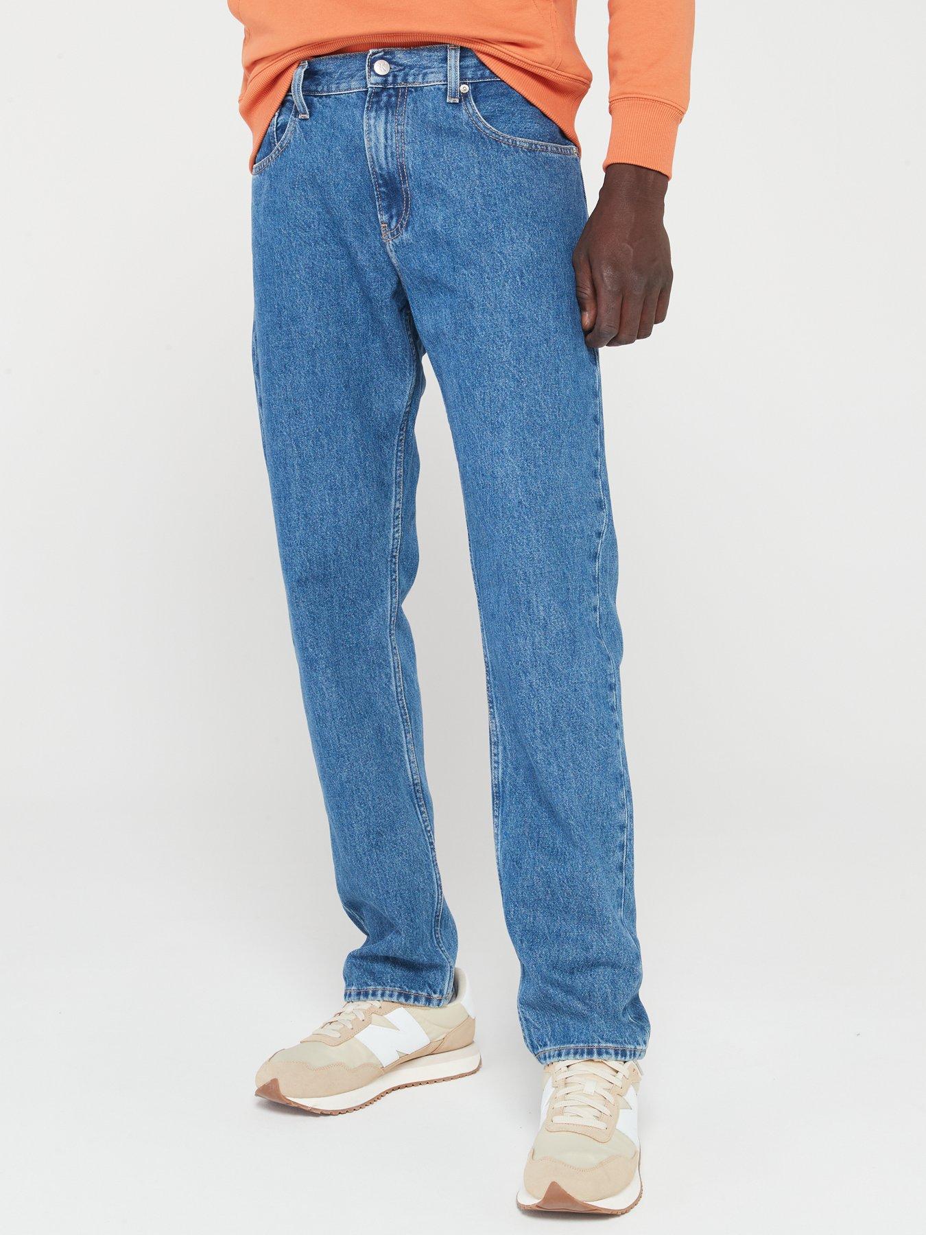 Calvin klein men's on sale straight fit jeans