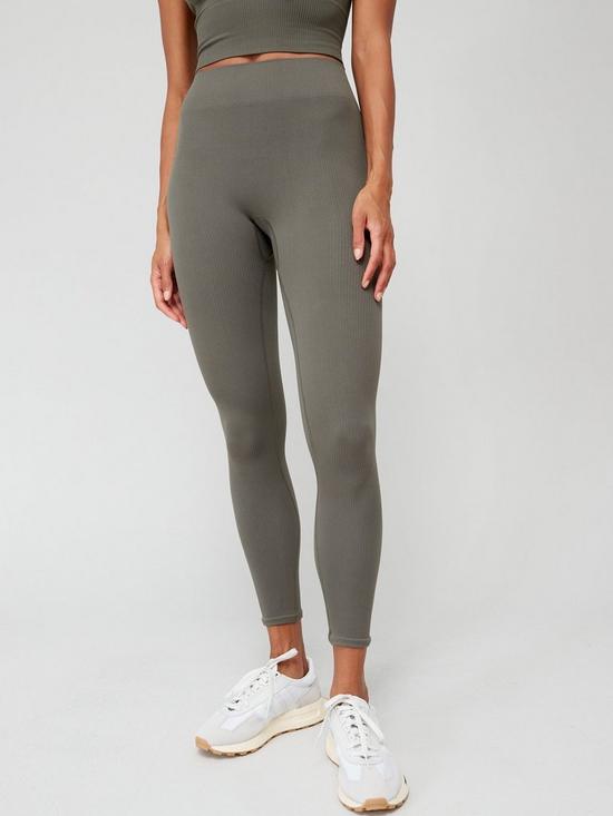 front image of everyday-seamless-high-waisted-legging--nbspgreen
