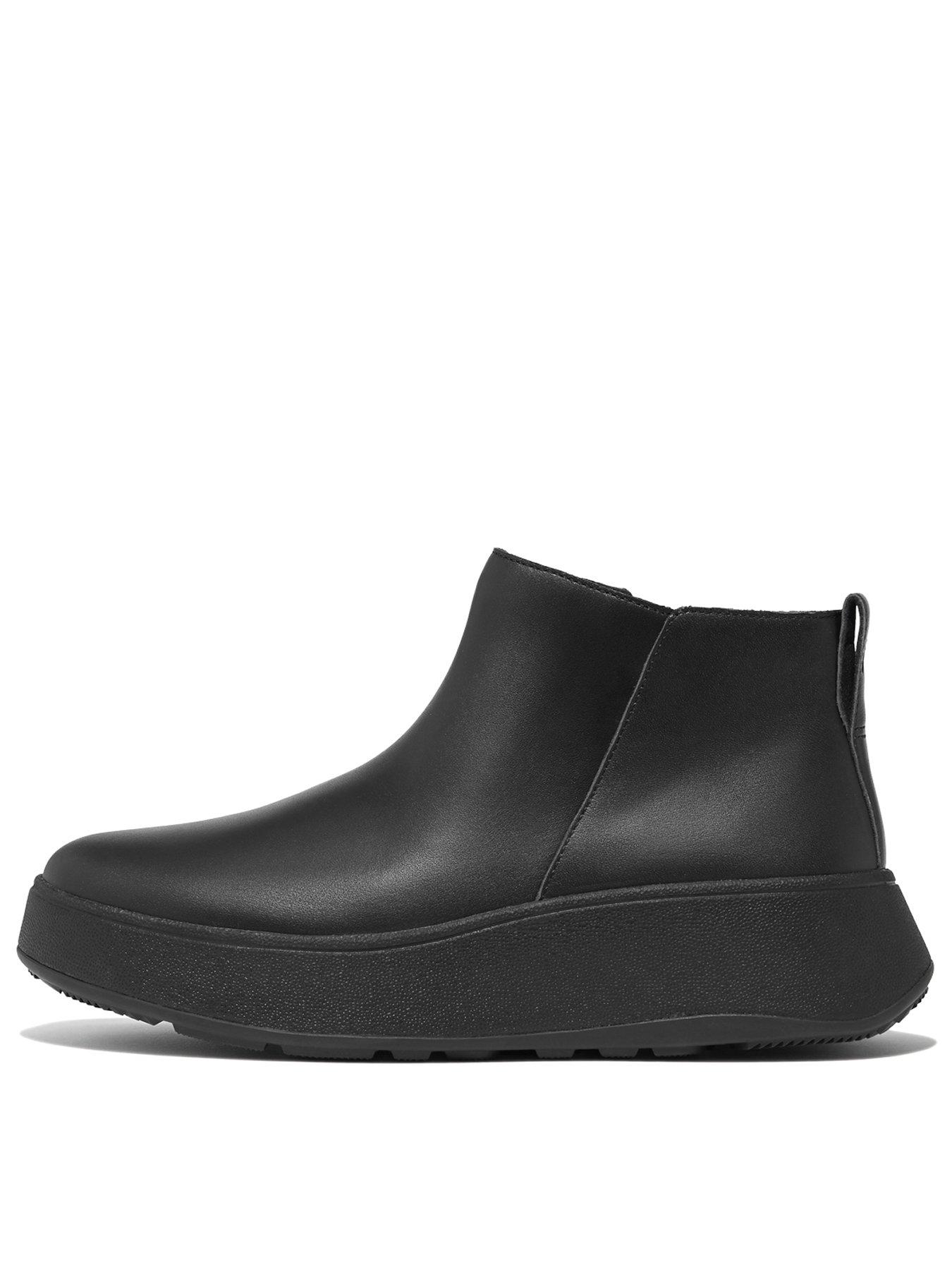 Flatform hotsell black boots