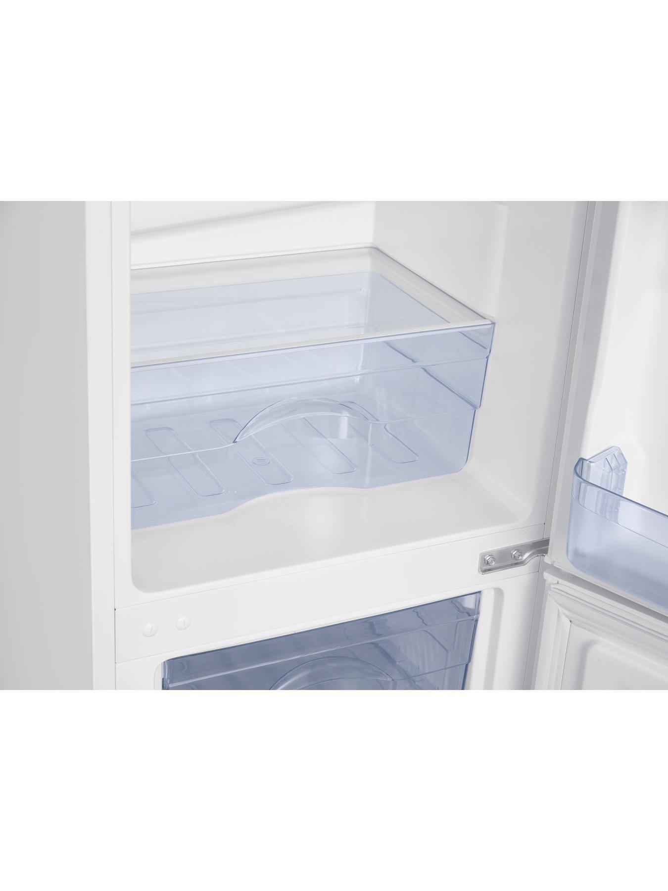  image of swan-sr15690w-48cm-wide-144cm-high-5050-split-compact-fridge-freezer-white