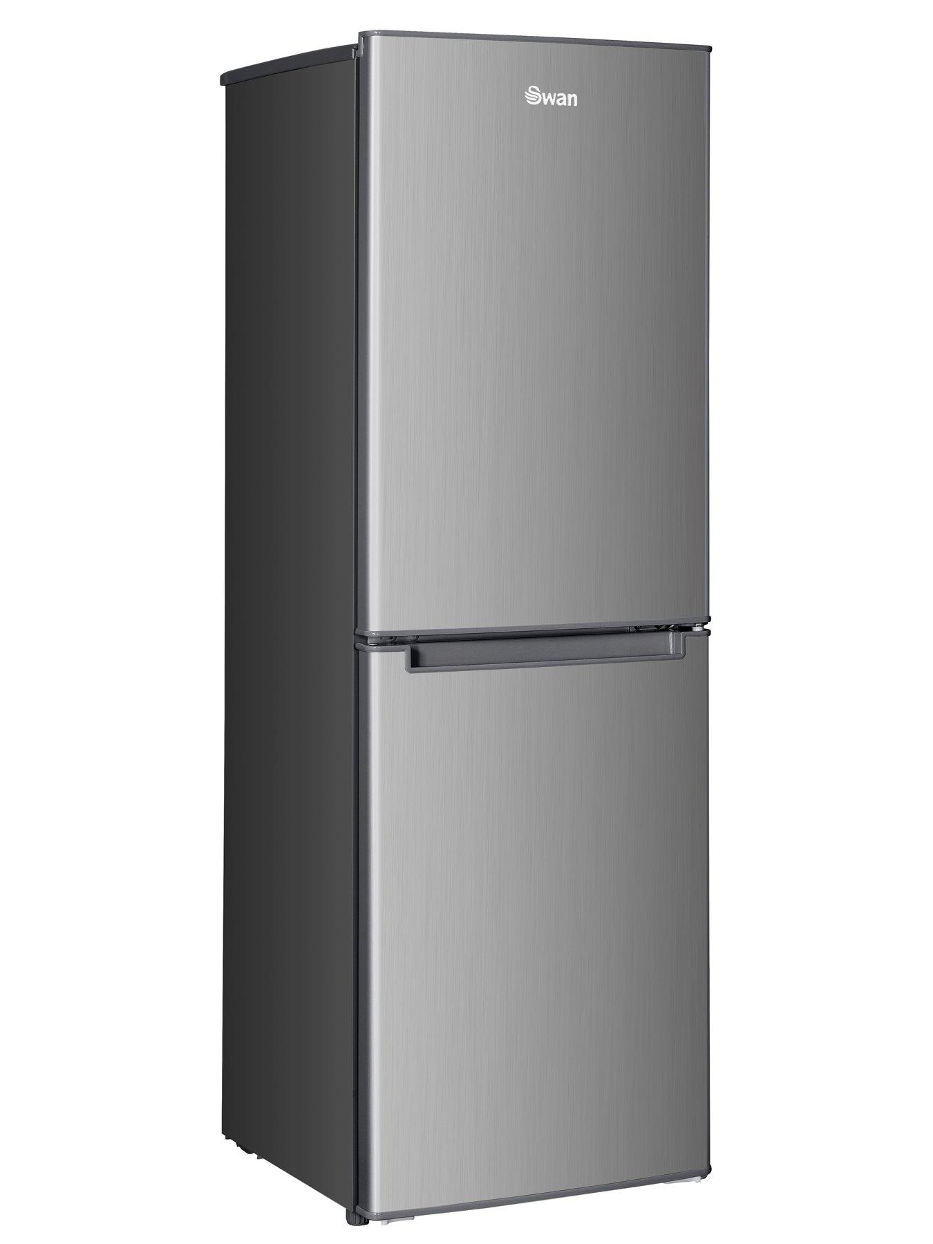 Swan SR15690S 48cm Wide, 50/50 Split Fridge Freezer Silver