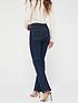  image of v-by-very-high-rise-flare-jeans-dark-wash