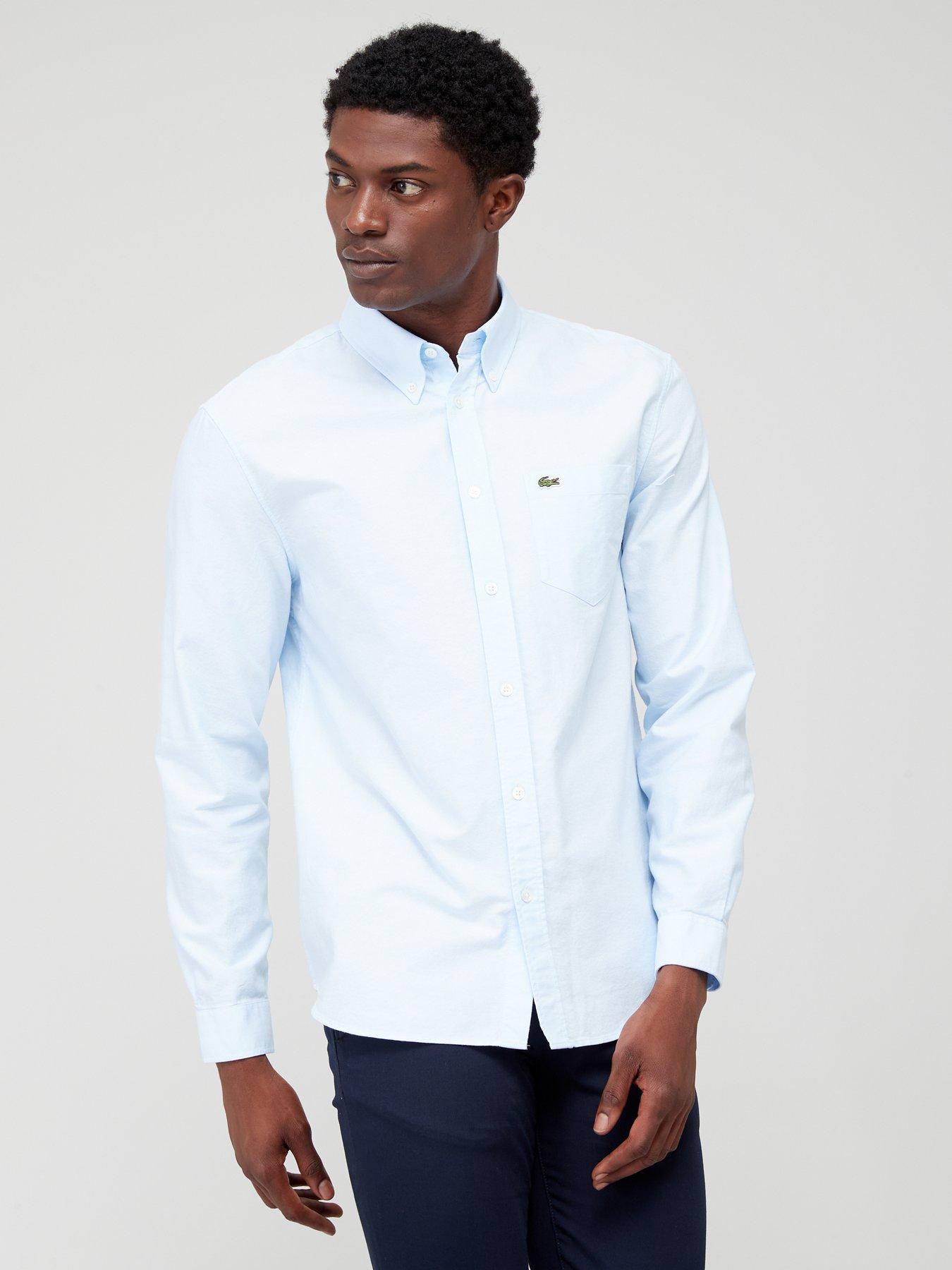 lacoste oxford shirt sale