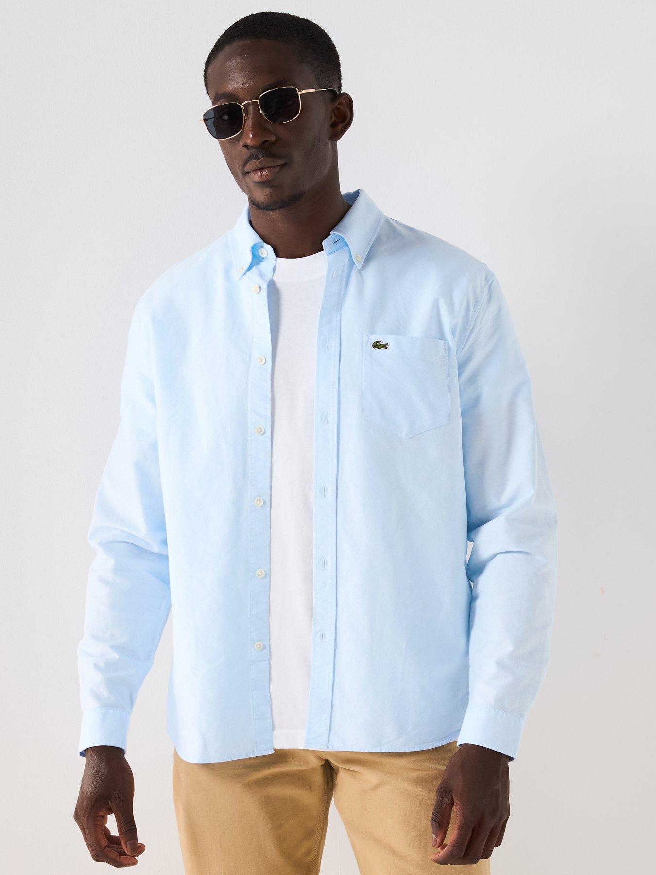 undefined Long Sleeve Oxford Shirt - Blue
