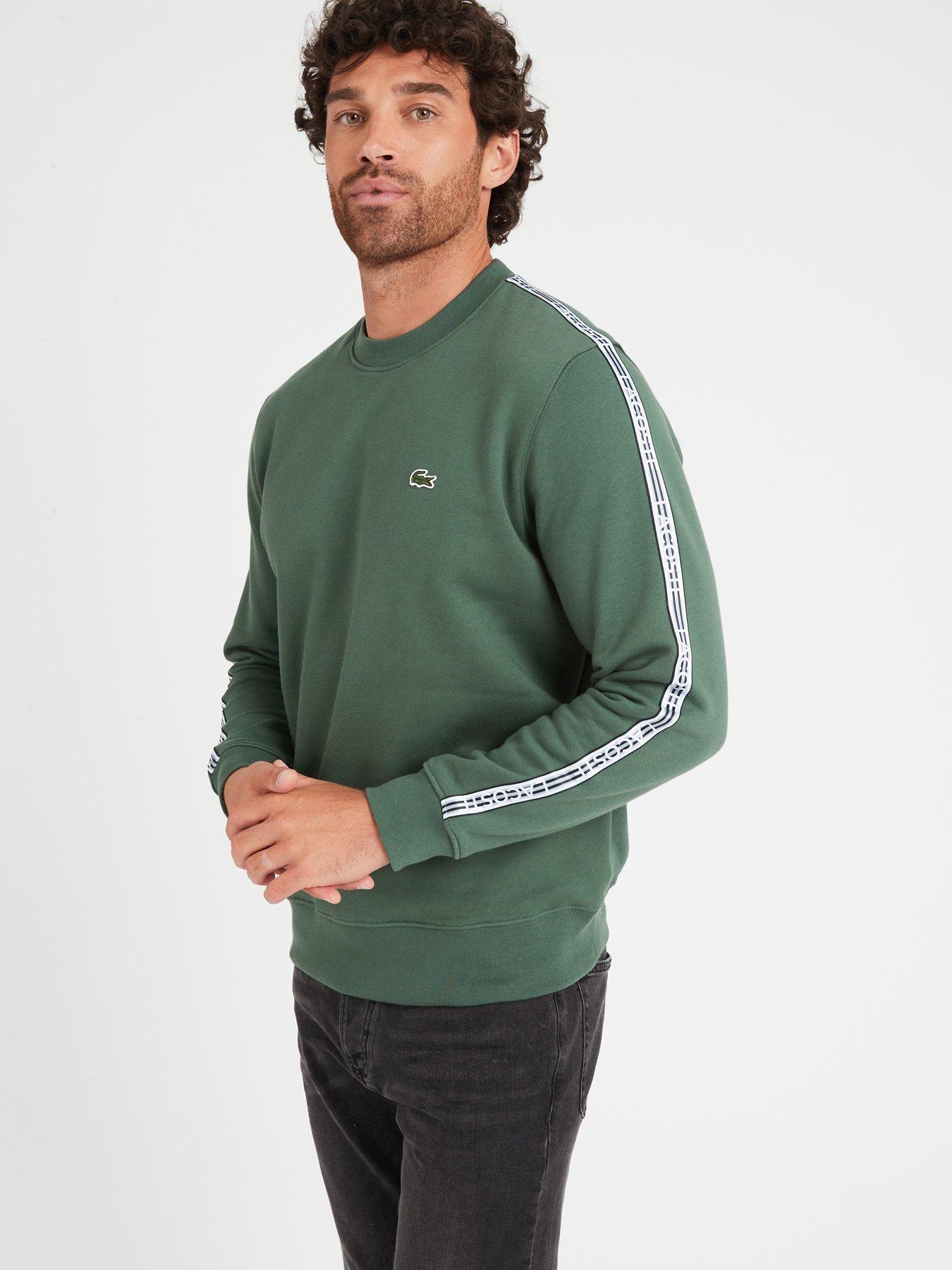 Lacoste tape sweatshirt sale