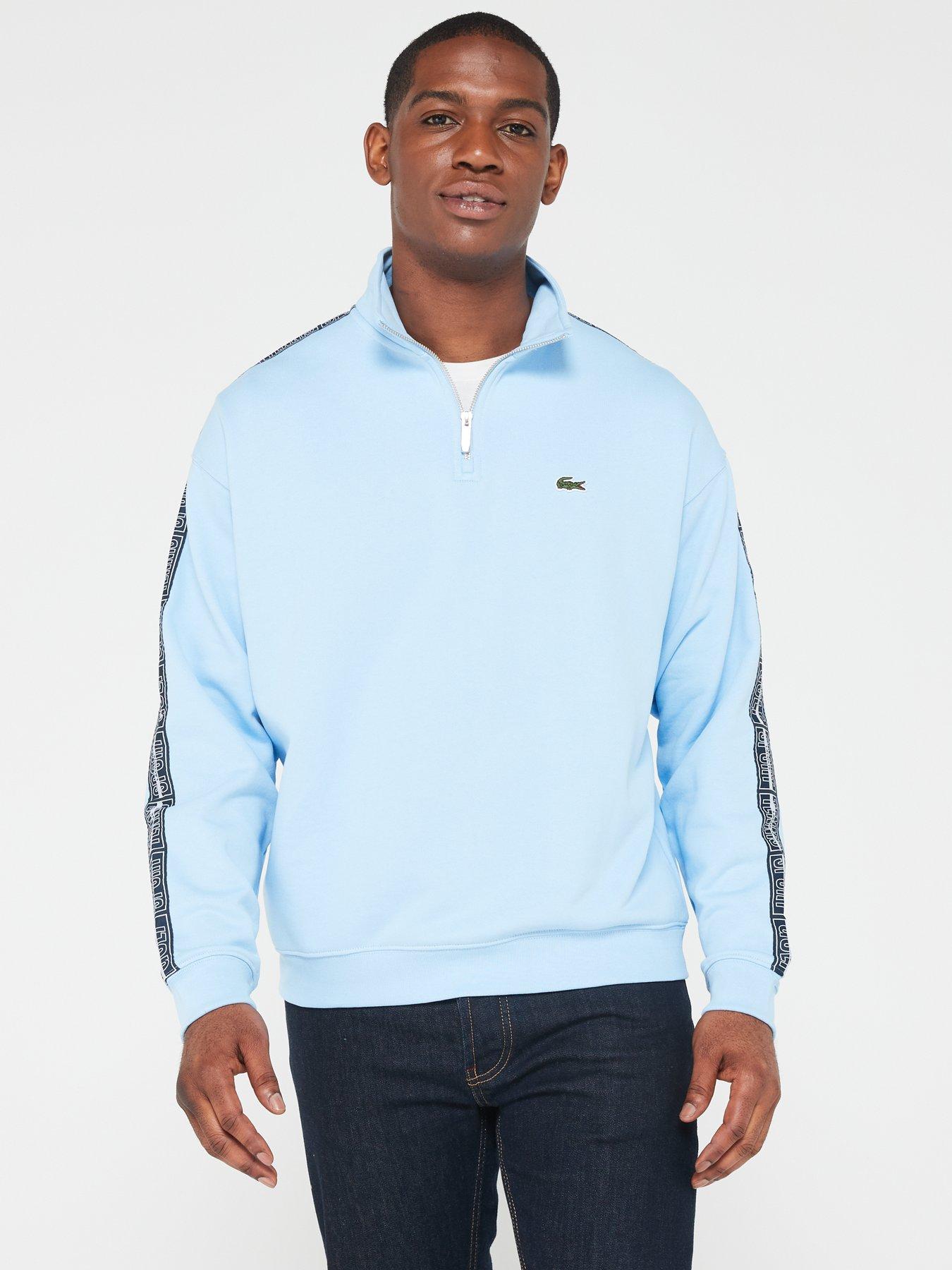 Lacoste Men's Full Zip Sweatshirt - Blue - Sweatshirts