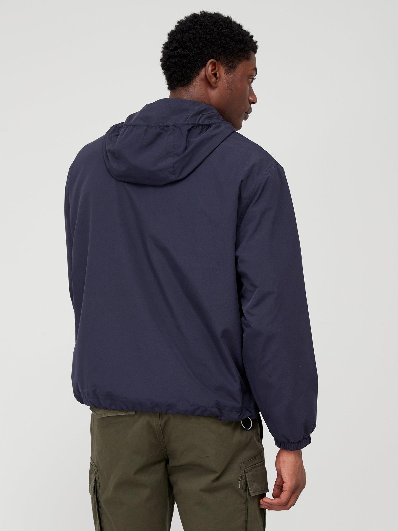 Packable hooded windbreaker jacket deals