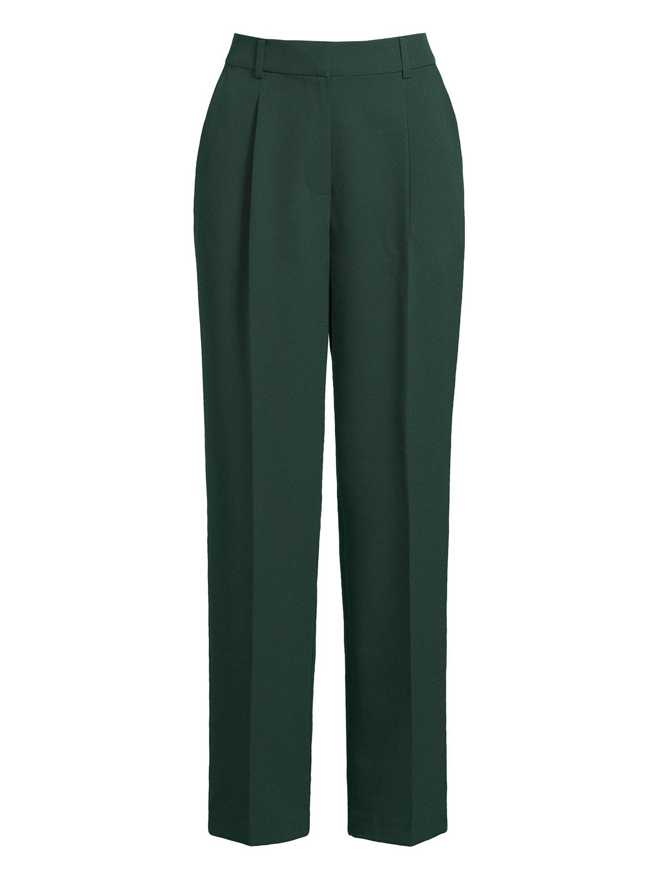 Lucy Mecklenburgh x V by Very Tapered Leg Fashion Trousers - Green