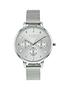  image of lipsy-silver-mesh-strap-watch-with-silver-dial