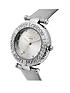  image of lipsy-silver-pu-strap-watch-with-silver-dial