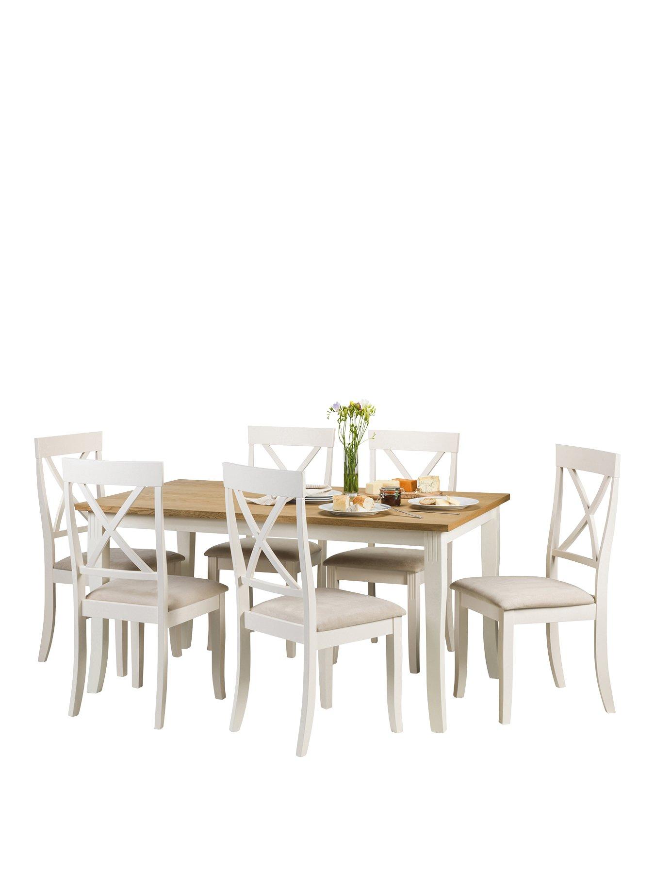 Image 3 of 3 of Julian Bowen Davenport 150 cm&nbsp;Dining Table - Oak/Ivory