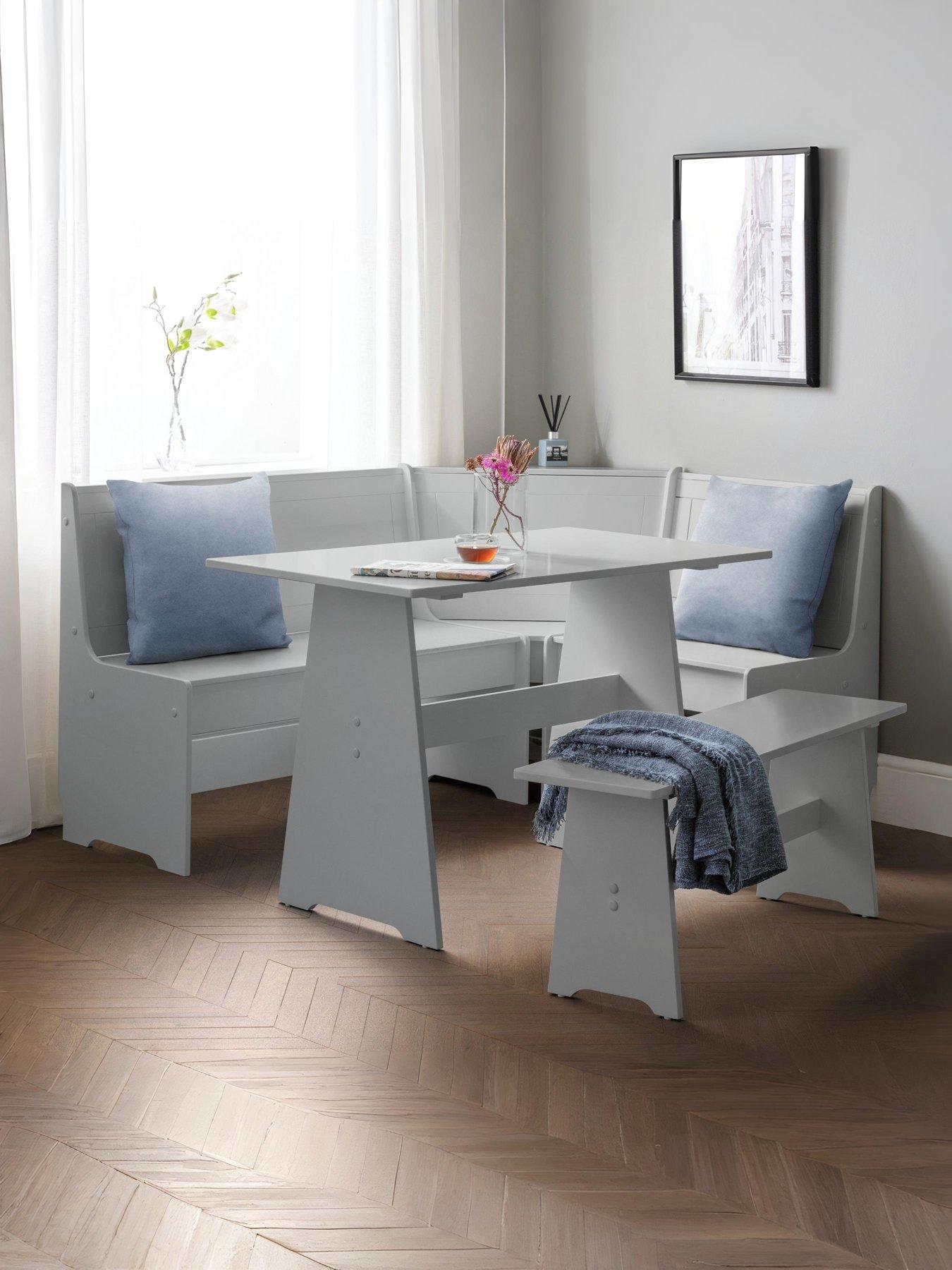 undefined Newport Corner Dining Set with Storage Bench