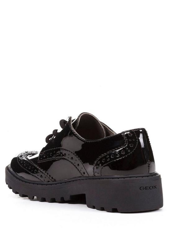 stillFront image of geox-girls-casey-patent-lace-up-school-brogue