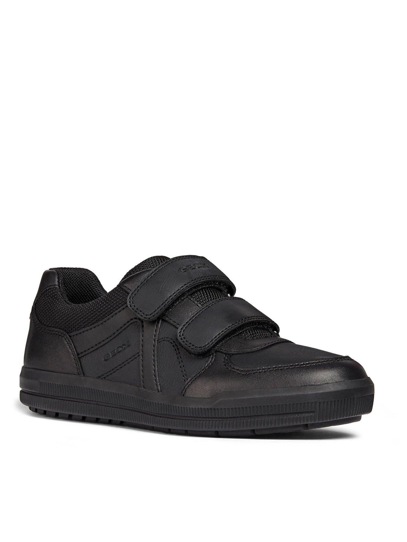 undefined Boys Arzach Double Strap School Shoe - Black