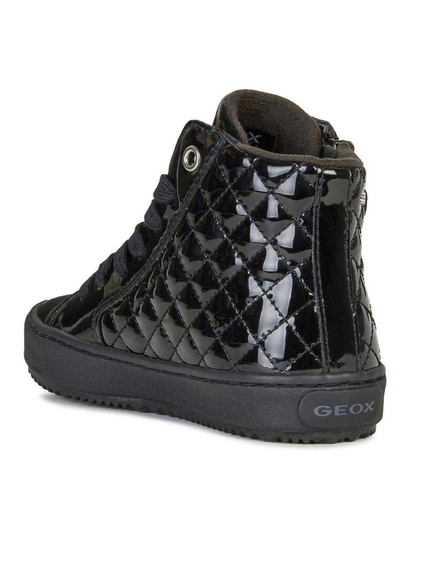  image of geox-girls-kalispera-lace-up-patent-high-top-school-shoe