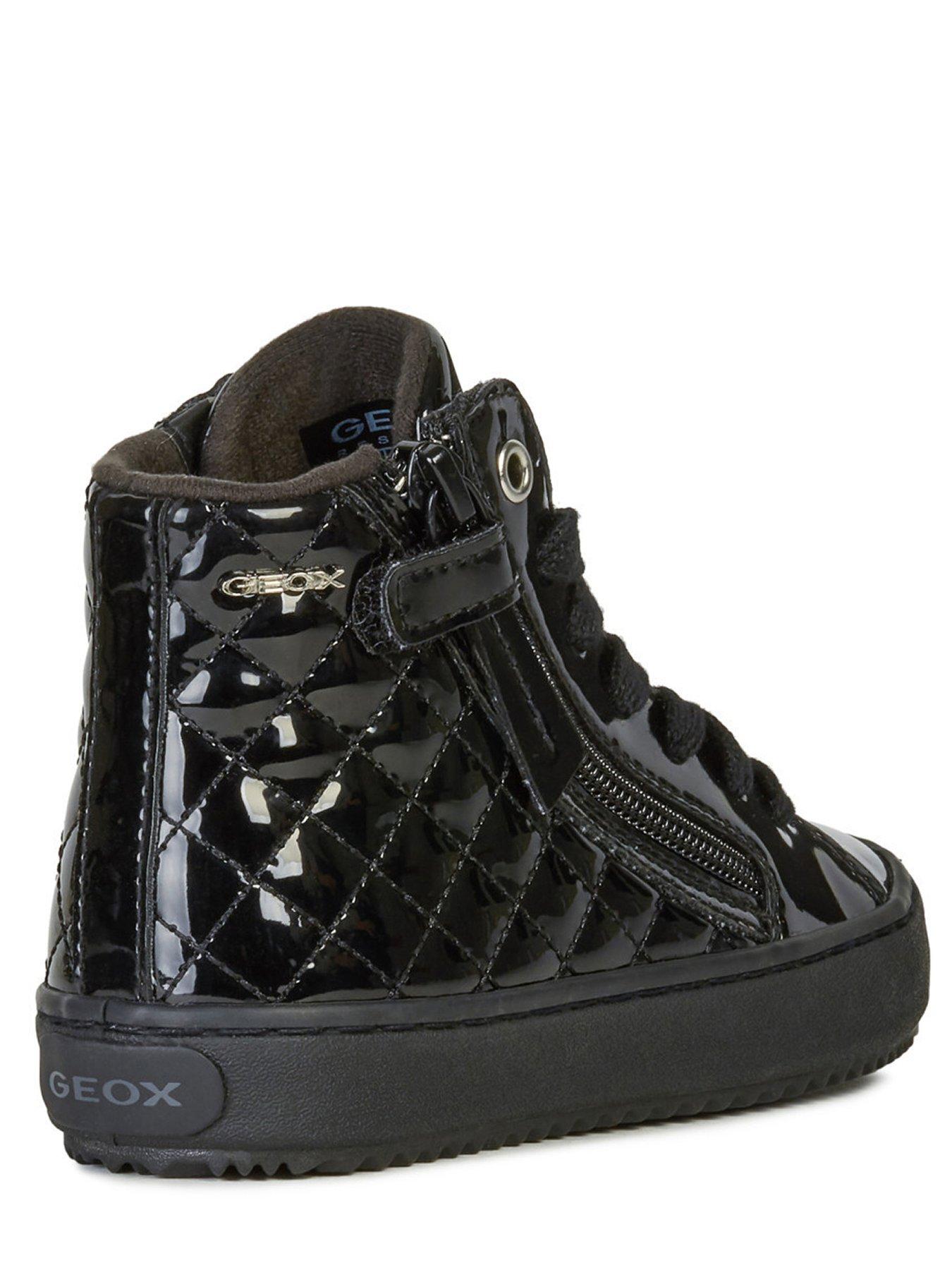 image of geox-girls-kalispera-lace-up-patent-high-top-school-shoe