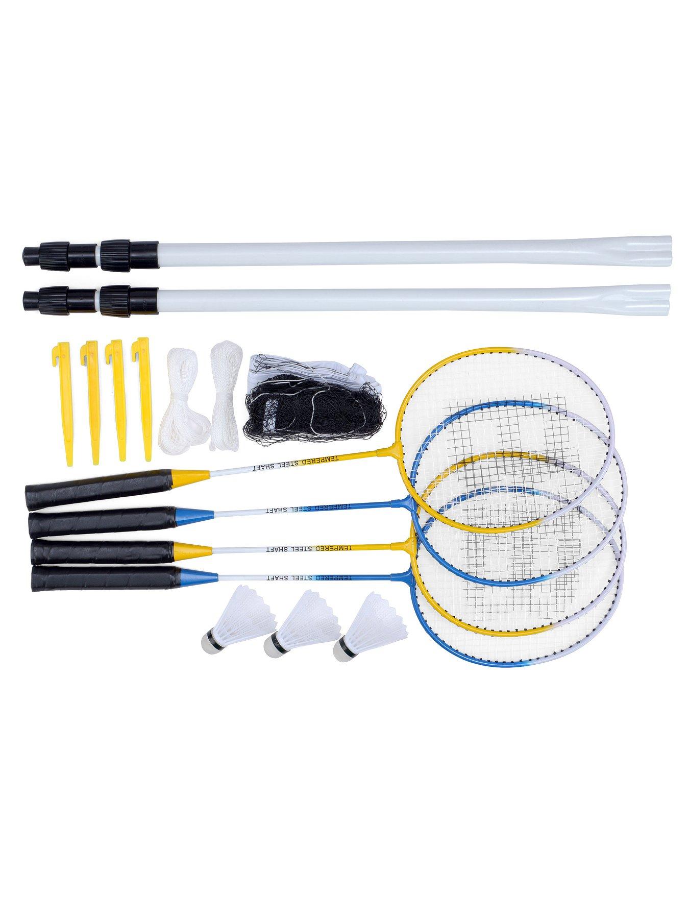 image of baseline-pro-4-player-badminton-set