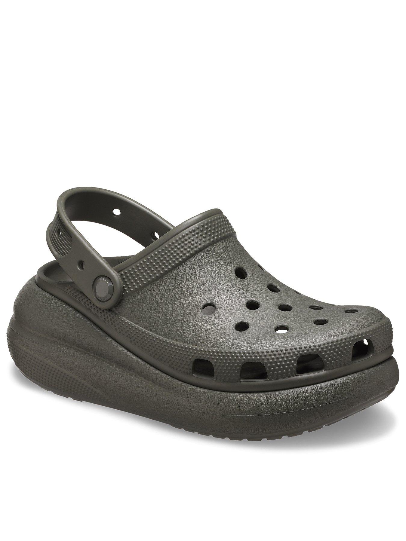 Dusty cheap green crocs