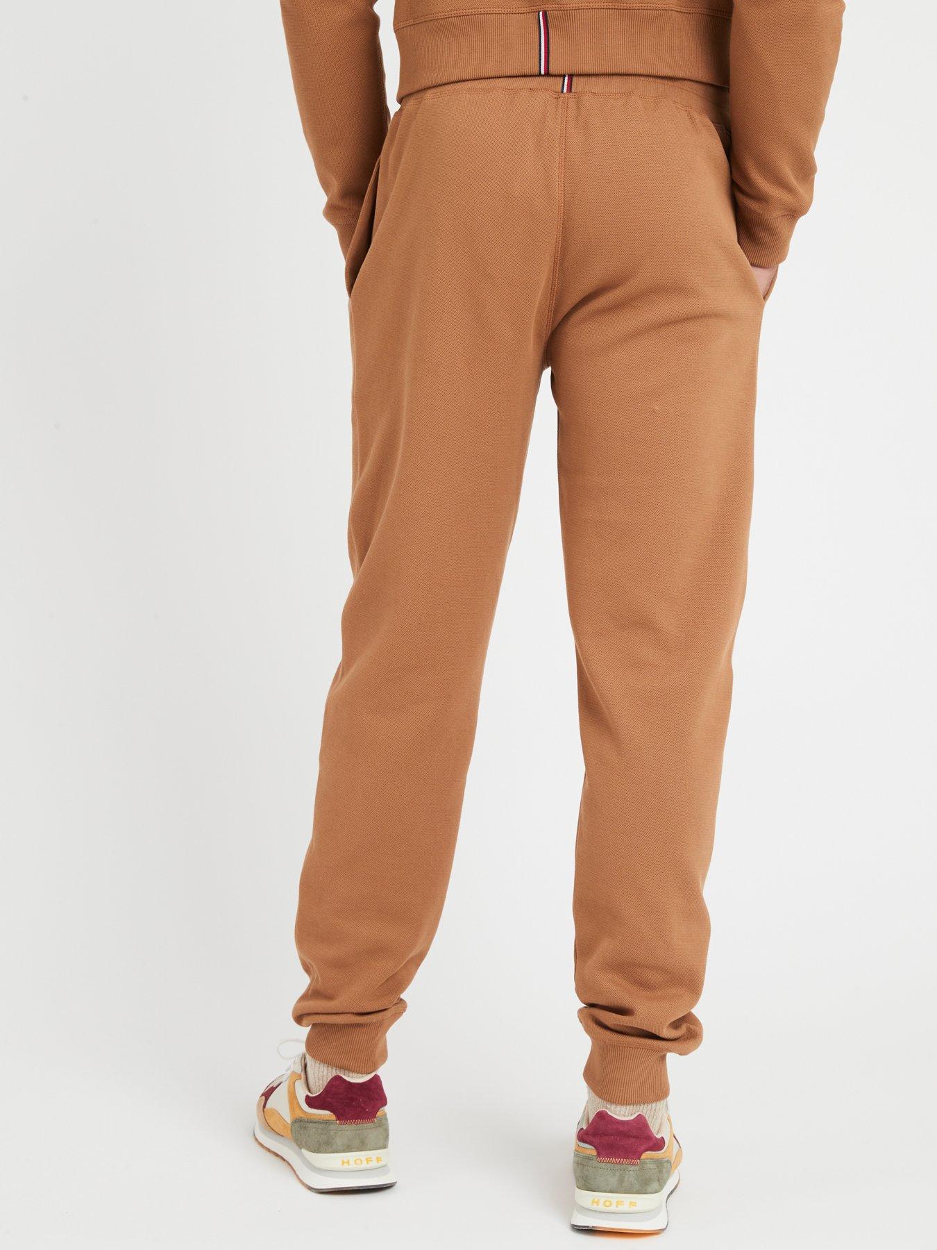 Tommy Hilfiger Pique Track Pants Khaki littlewoods