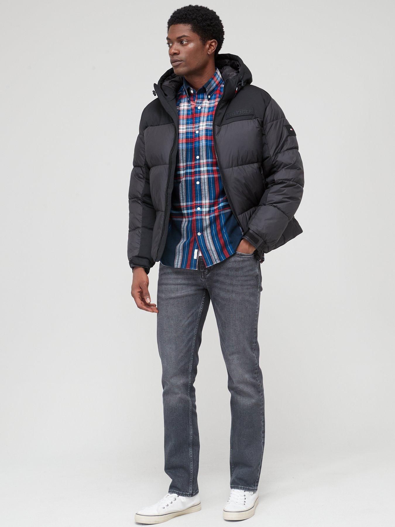 Black hilfiger outlet jacket