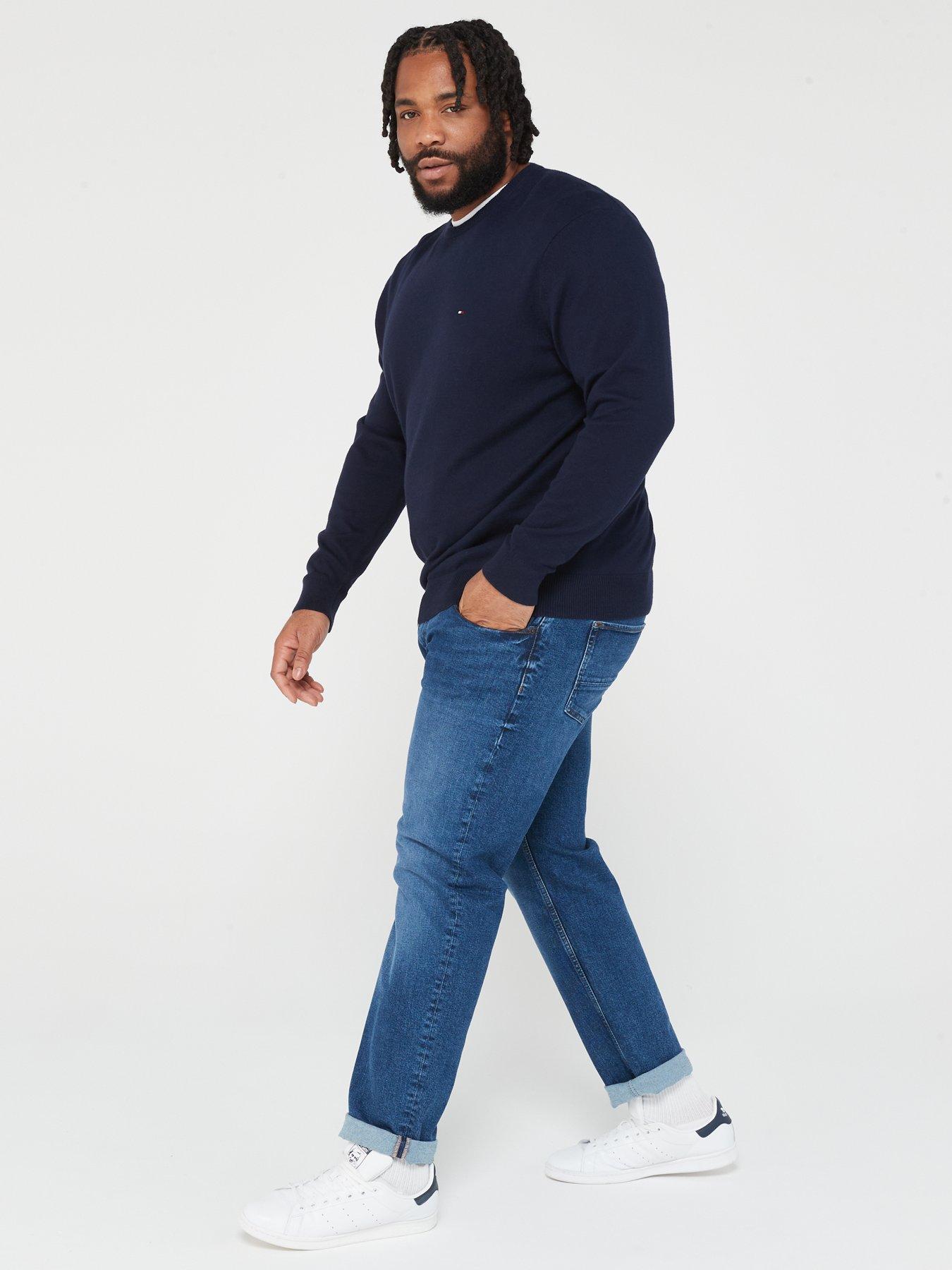 Image 3 of 6 of Tommy Hilfiger Bt-pima Org Ctn Cashmere Cn-b - Navy
