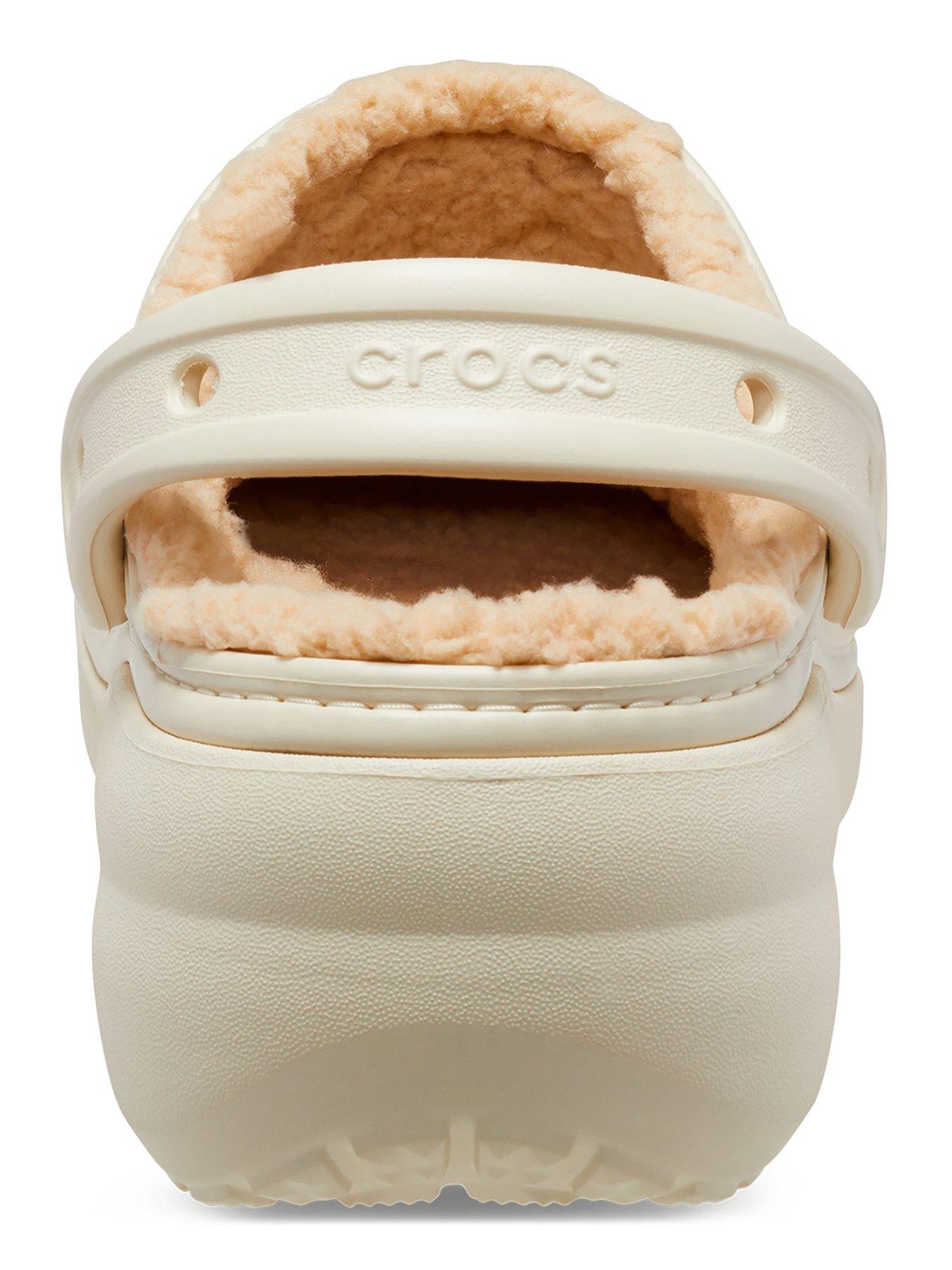 Image 2 of 6 of Crocs Classic Platform Lined - Bone