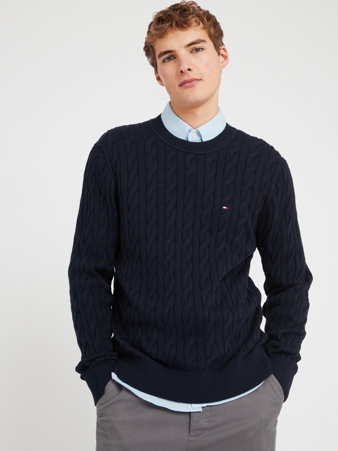 Tommy hilfiger sale jumper navy