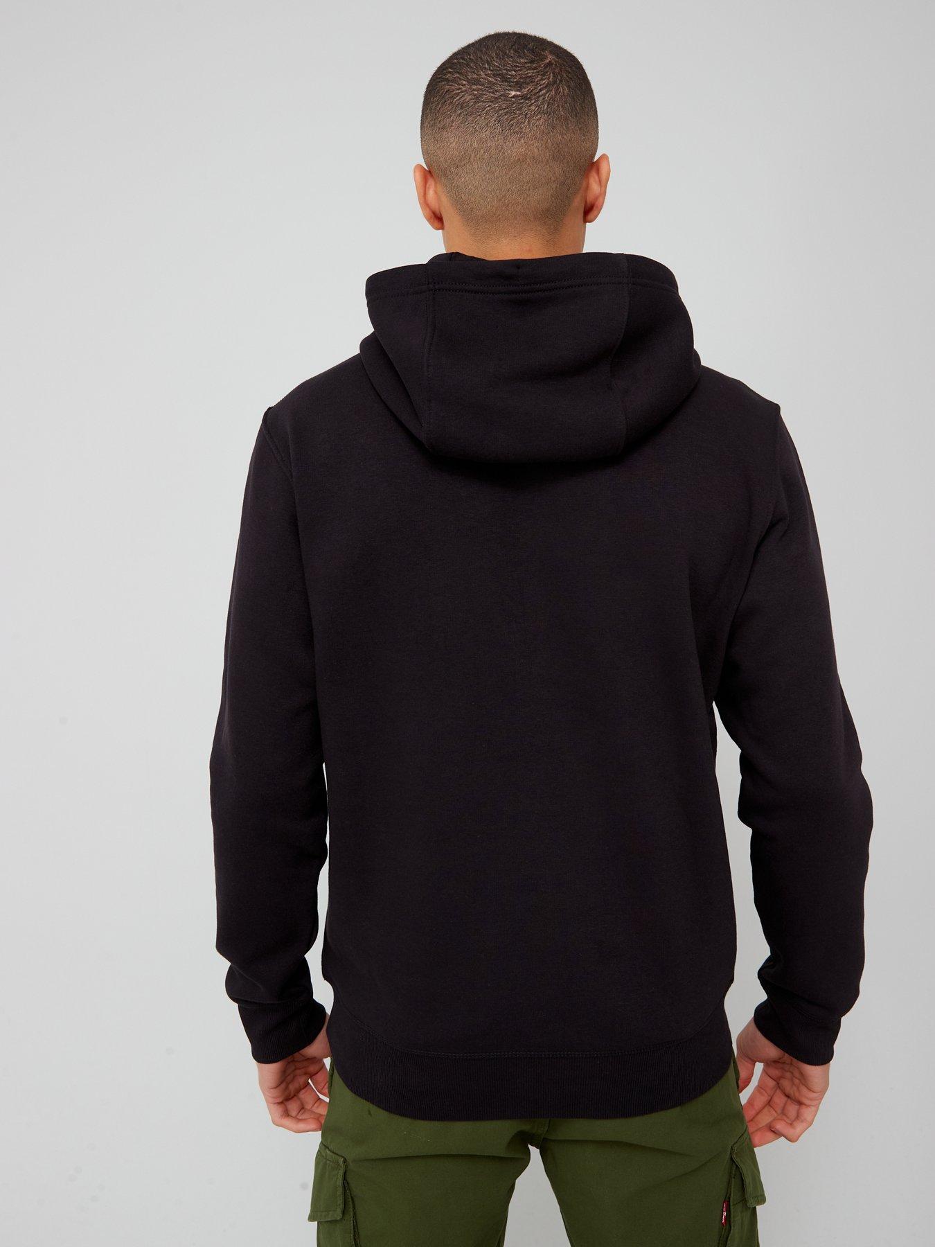 Tommy Jeans Tjm Reg Linear Hoodie - Black | littlewoods.com