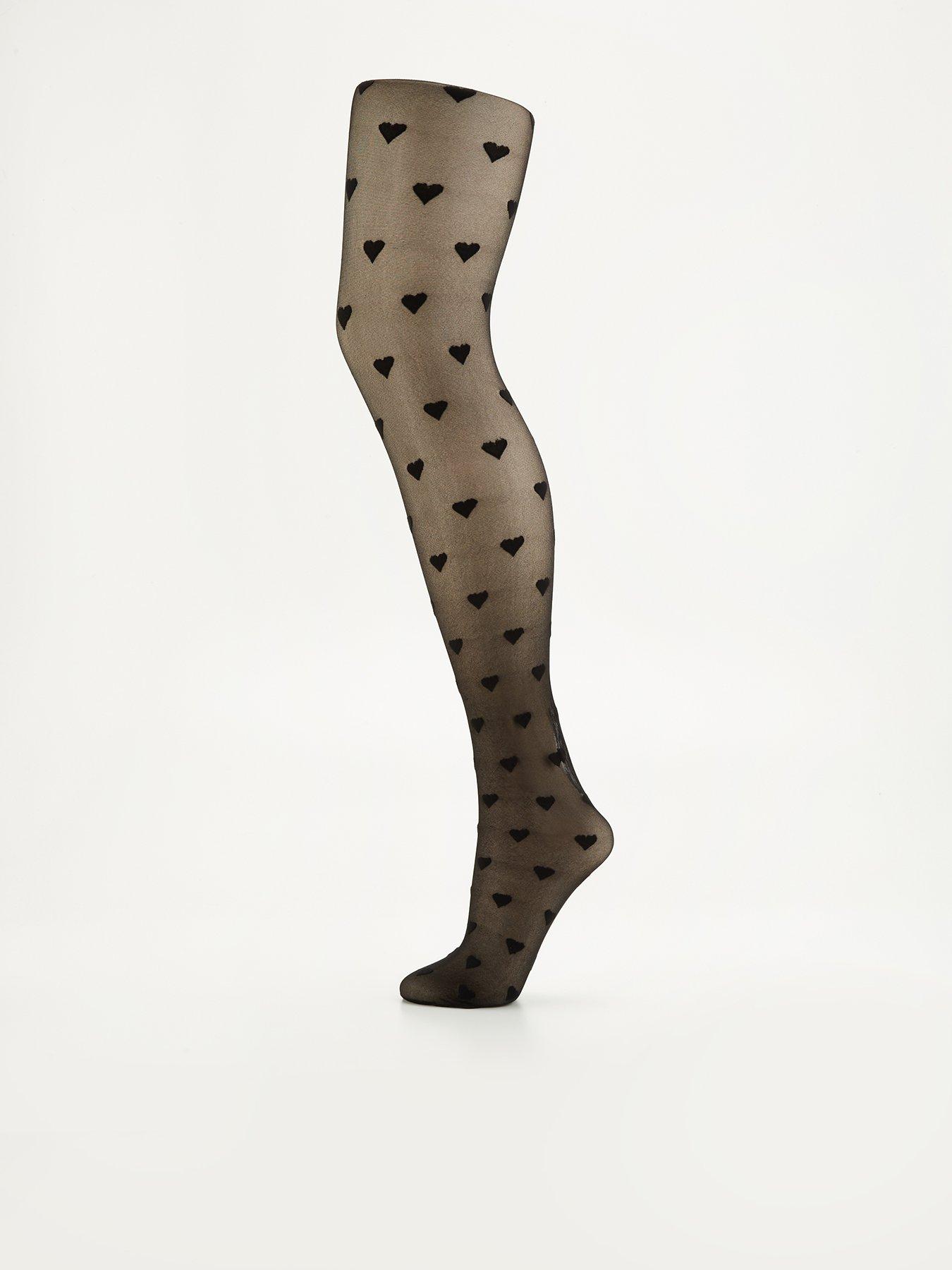 V by Very Heart Tight - Black