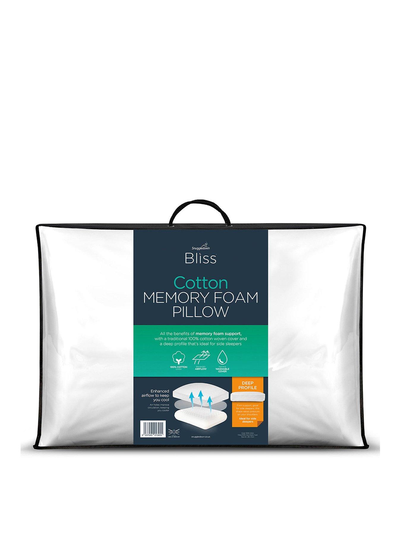 undefined Bliss Extra Deep Cotton Touch Pillow