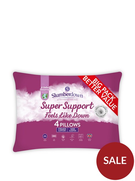 slumberdown-feels-like-down-super-support-pack-of-4-pillows-white