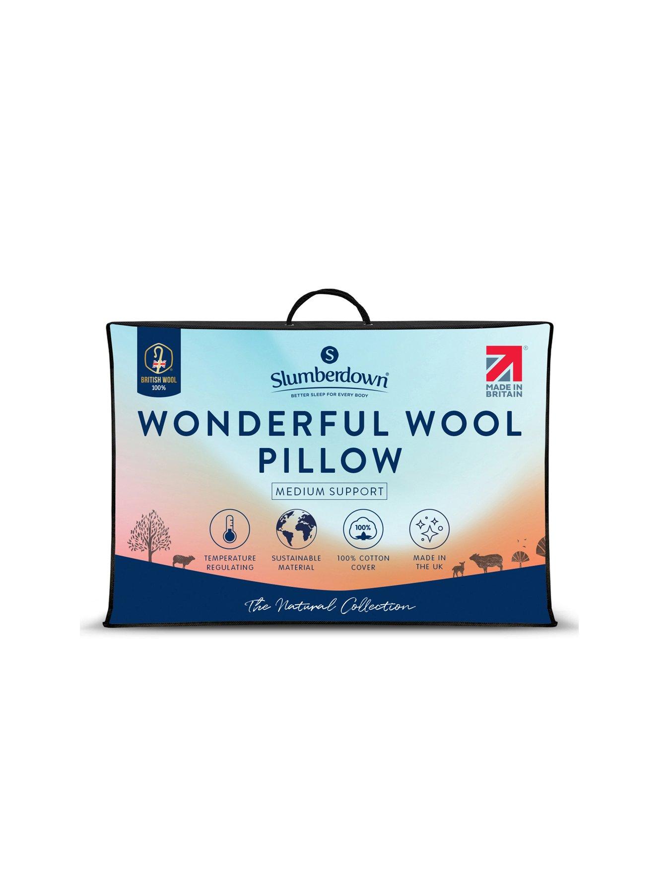 Slumberdown Wonderful Wool Medium Support Pillow