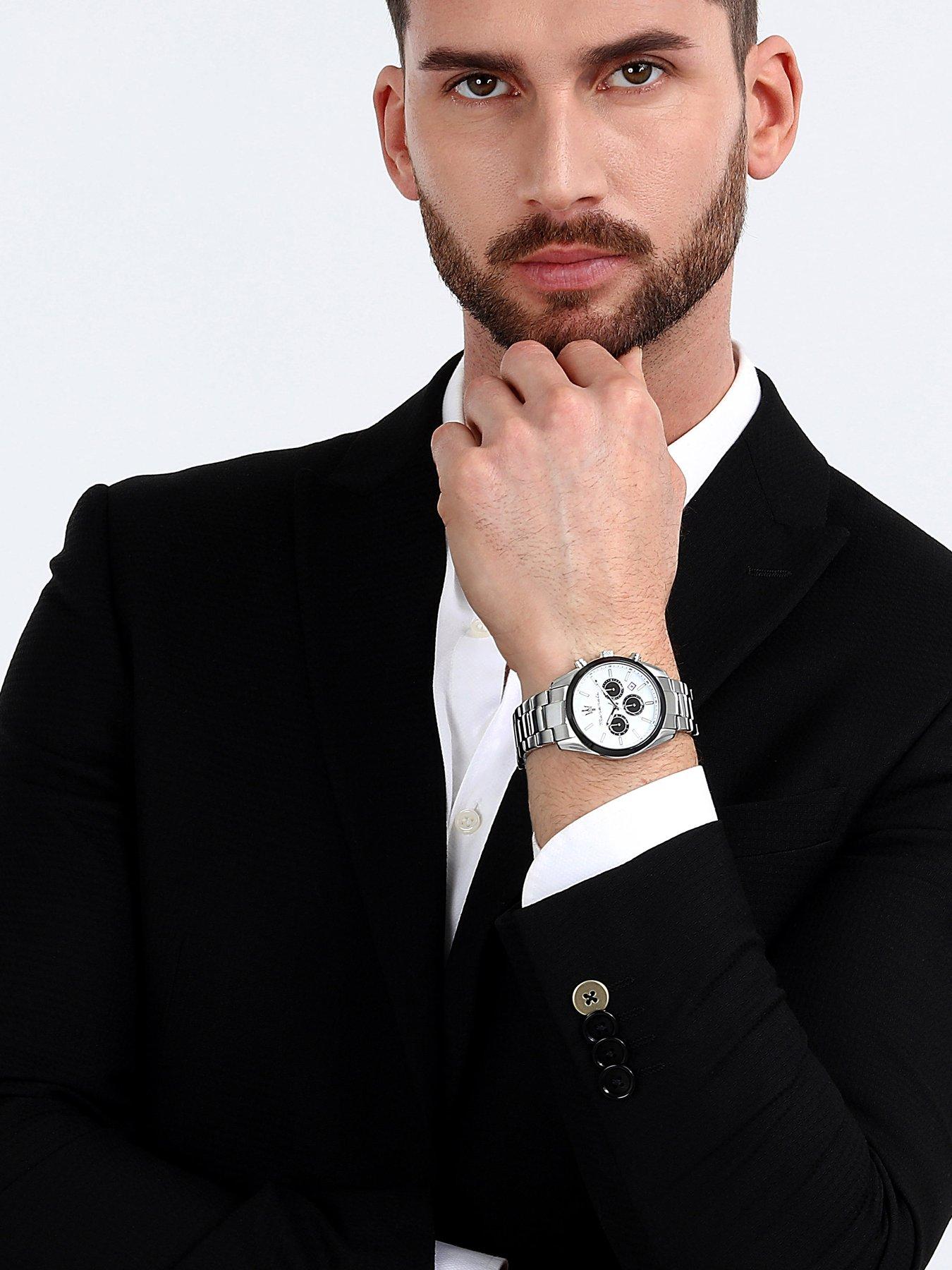  image of maserati-attrazione-white-mens-watch