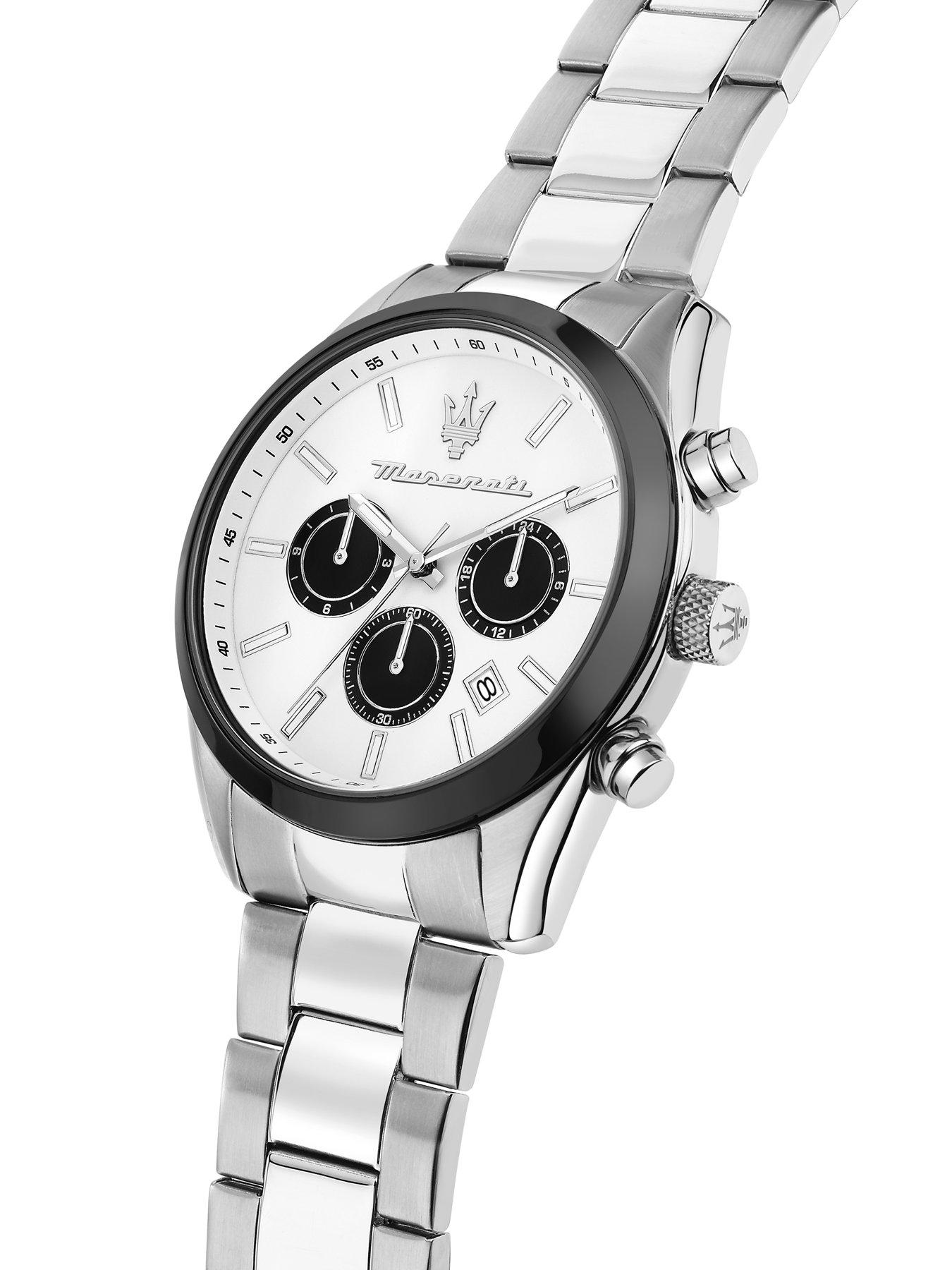  image of maserati-attrazione-white-mens-watch
