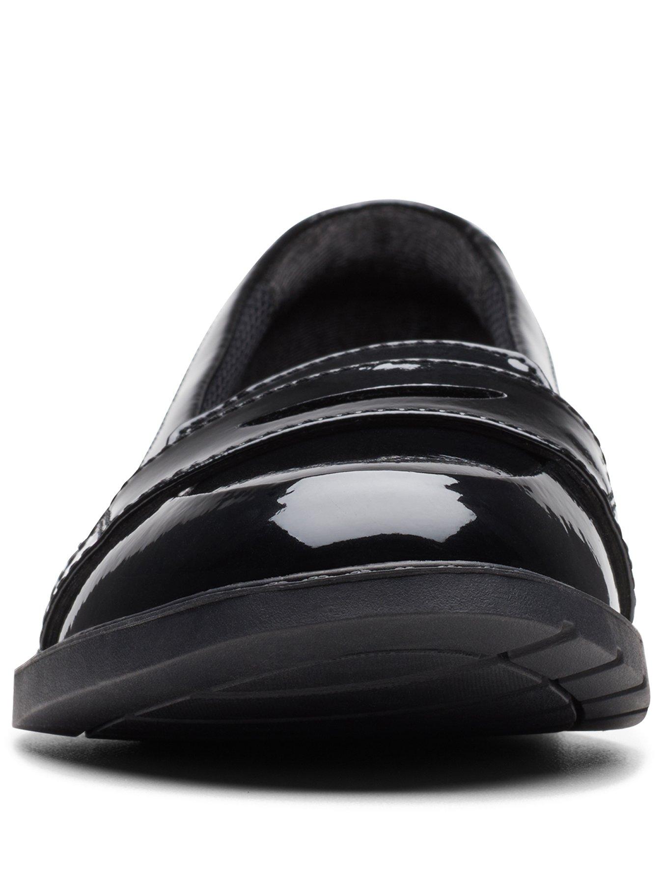 Youth Scalaloafer. School Shoe Black