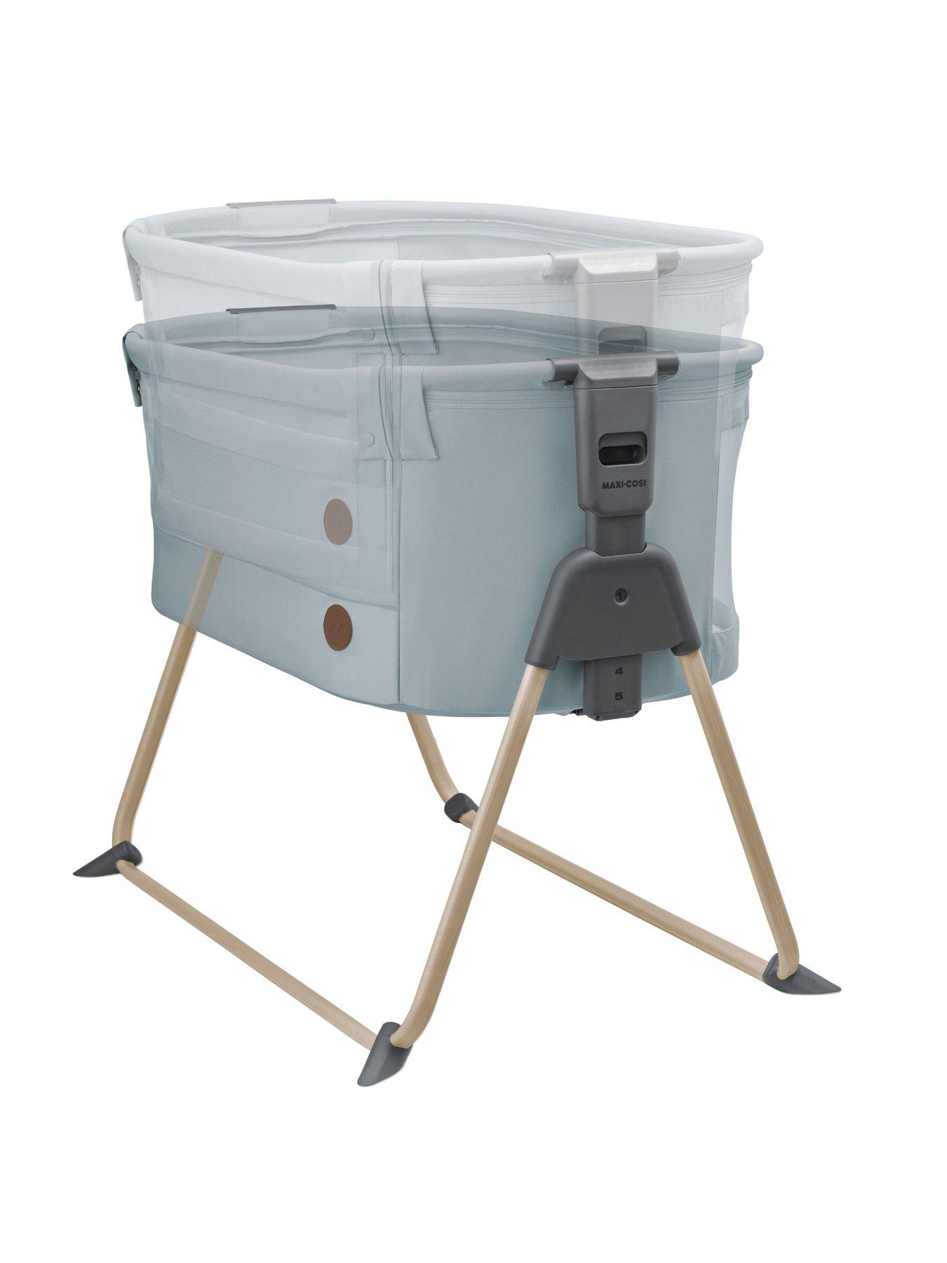  image of maxi-cosi-tori-co--sleeper-bedside-crib-beyond-grey