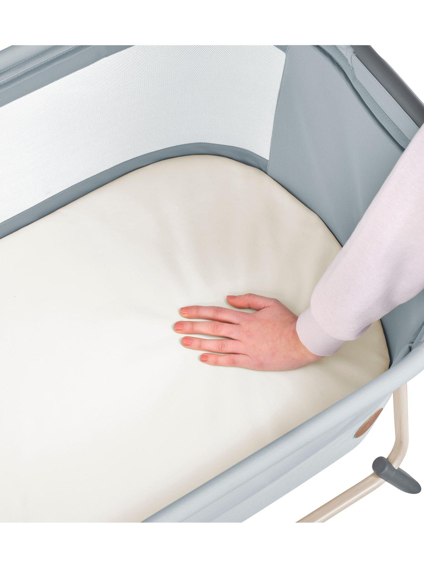  image of maxi-cosi-tori-co--sleeper-bedside-crib-beyond-grey