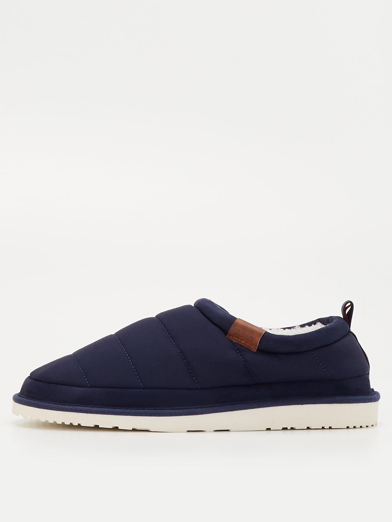 Jack & Jones Jack & Jones Padded Slippers - Dark Blue | littlewoods.com