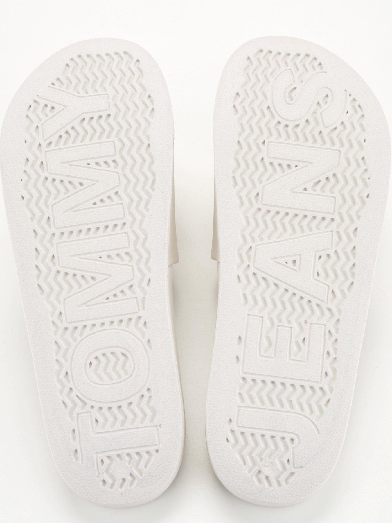 Image 5 of 6 of Tommy Jeans Pool Slides - White