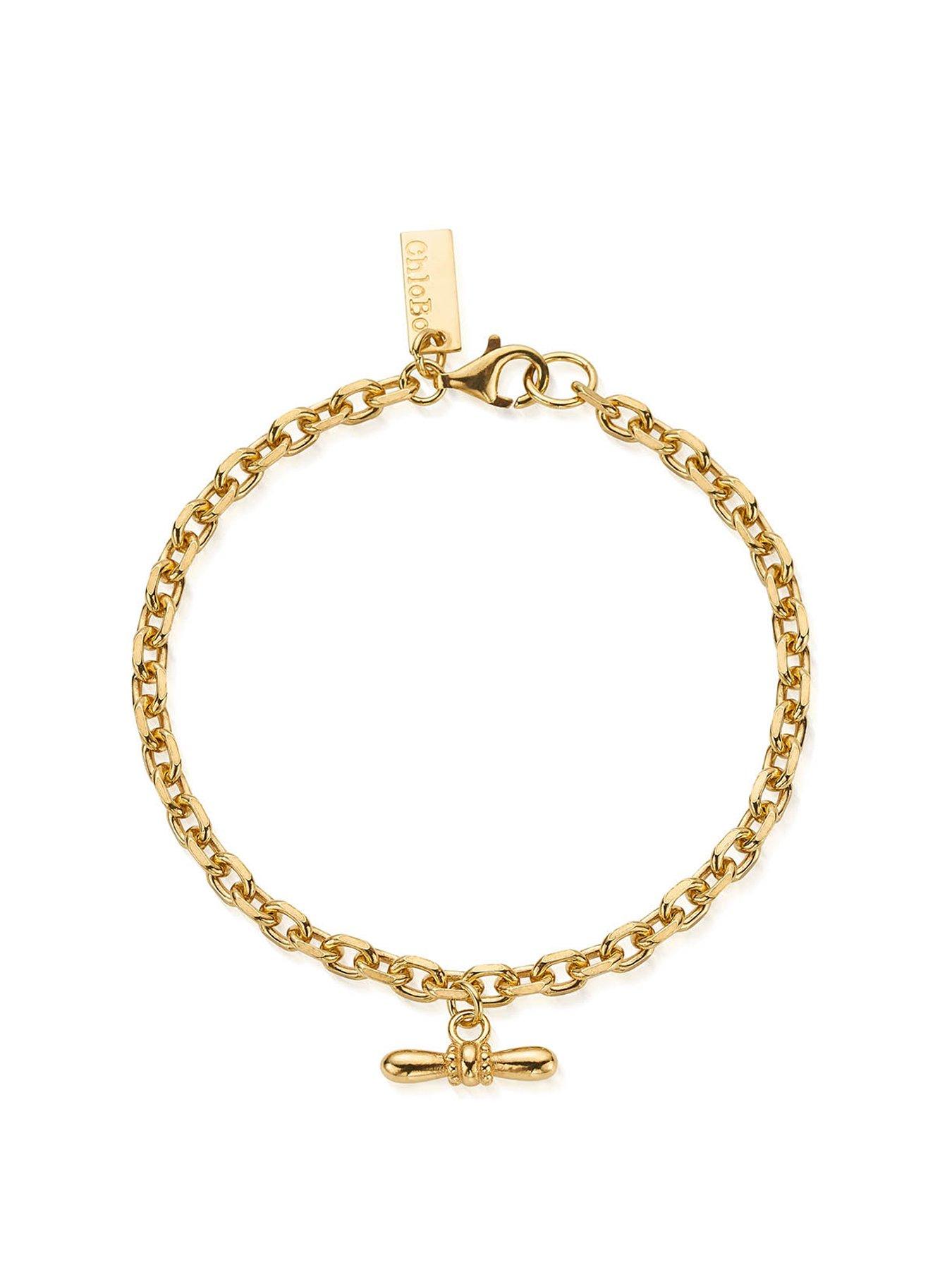 ChloBo Link Chain Balance & Harmony Bracelet | 18ct Gold Plated