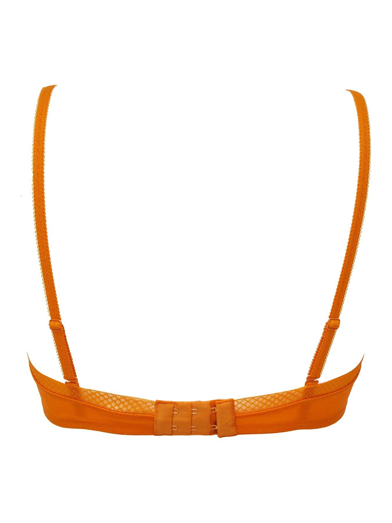  image of gossard-glossies-sheer-bra-orange