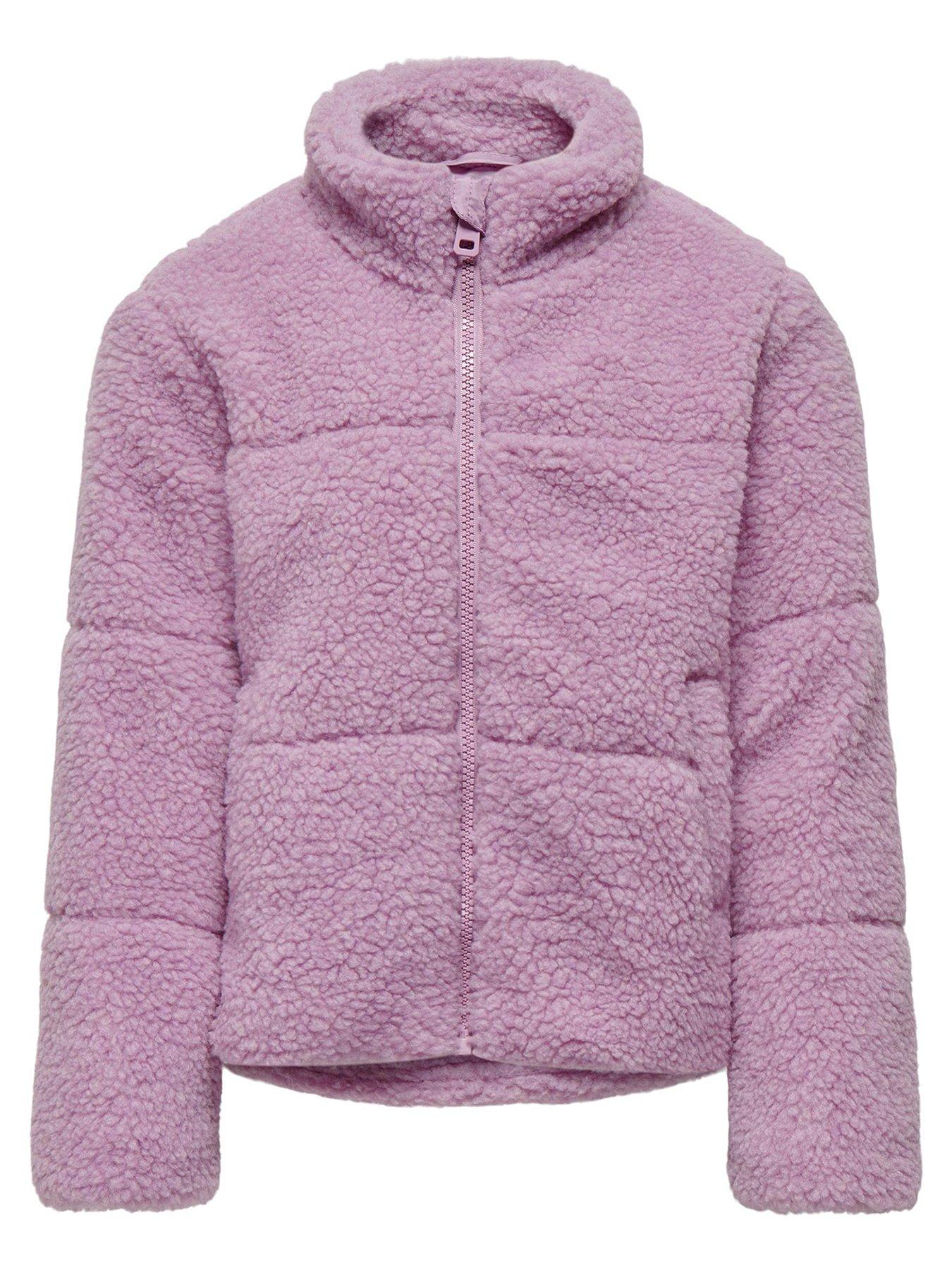 Girls teddy 2024 fleece jacket