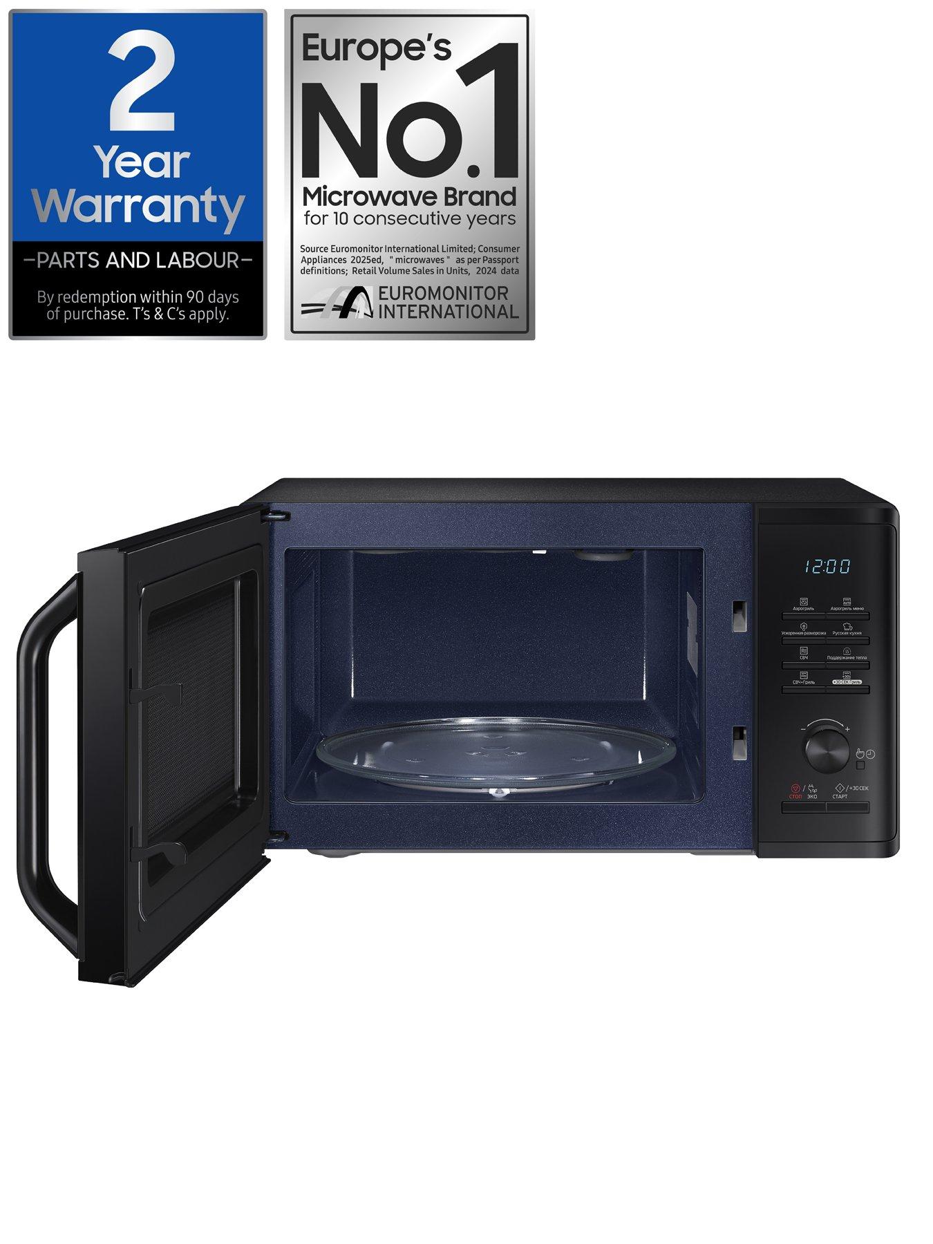 Image 2 of 8 of Samsung MG23K3575AK/EU 23-Litre Microwave Oven with&nbsp;Heat Wave Grill - Black