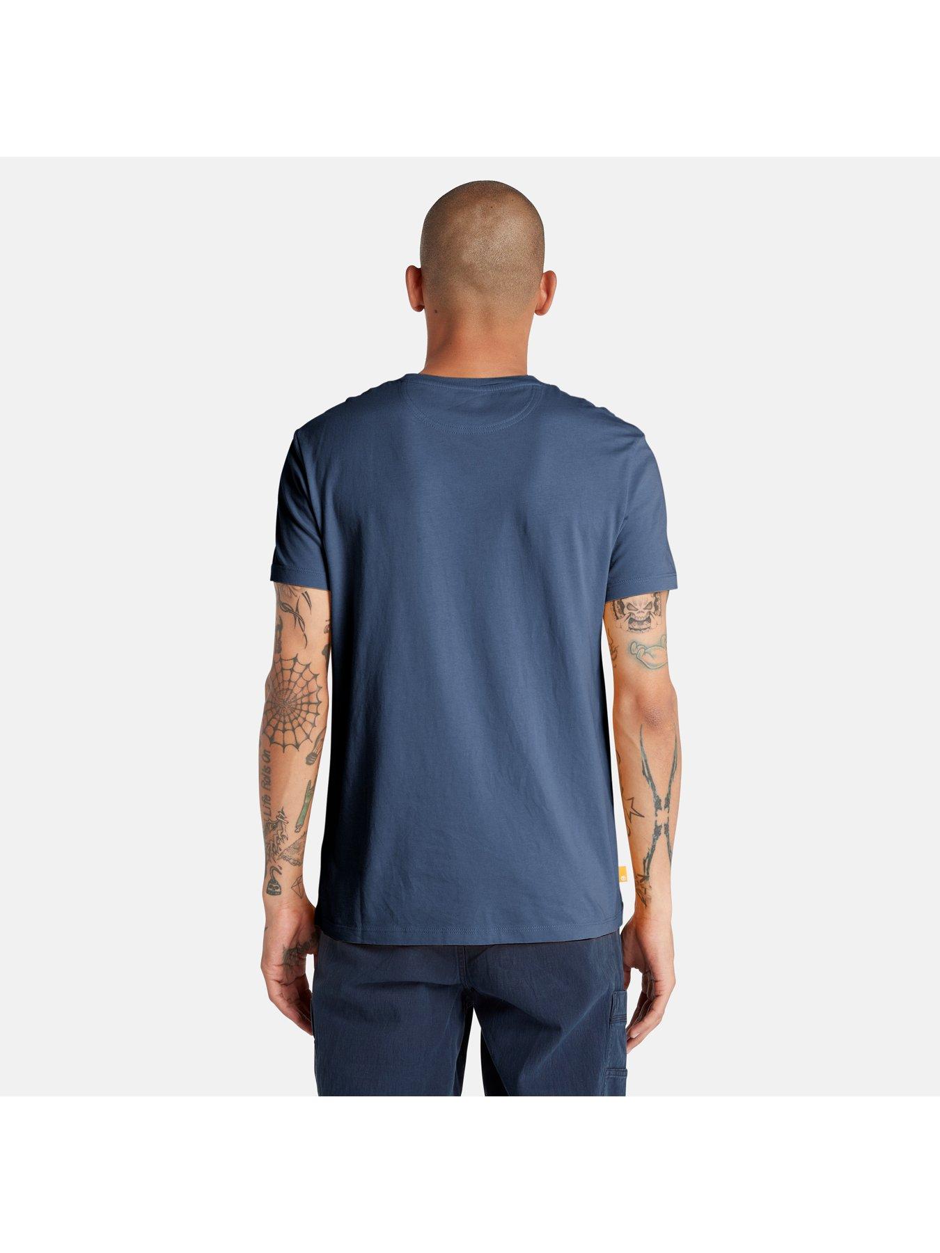  image of timberland-dunstan-river-jersey-crew-t-shirt-navy