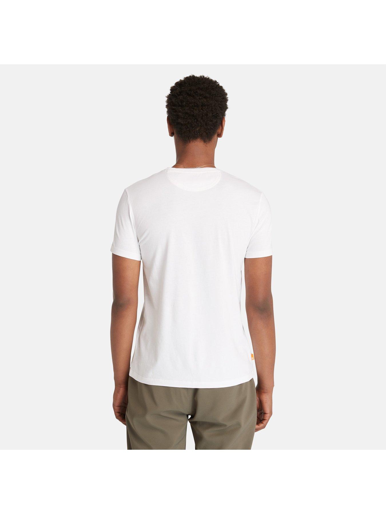  image of timberland-short-sleeve-dunstan-river-jersey-crew-t-shirt-white