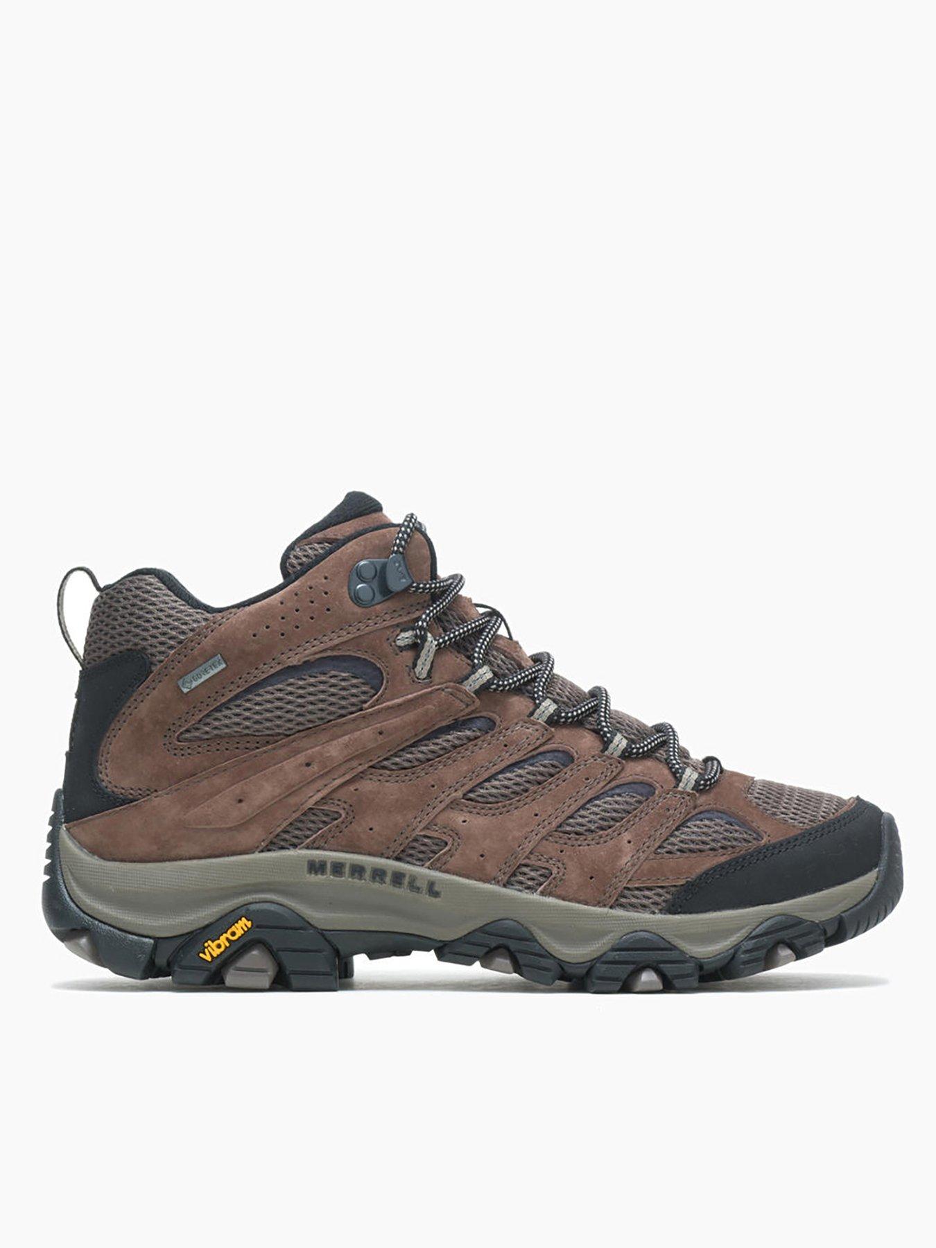 Merrell Mens Moab Mid Goretex Hiking Boots - Brown