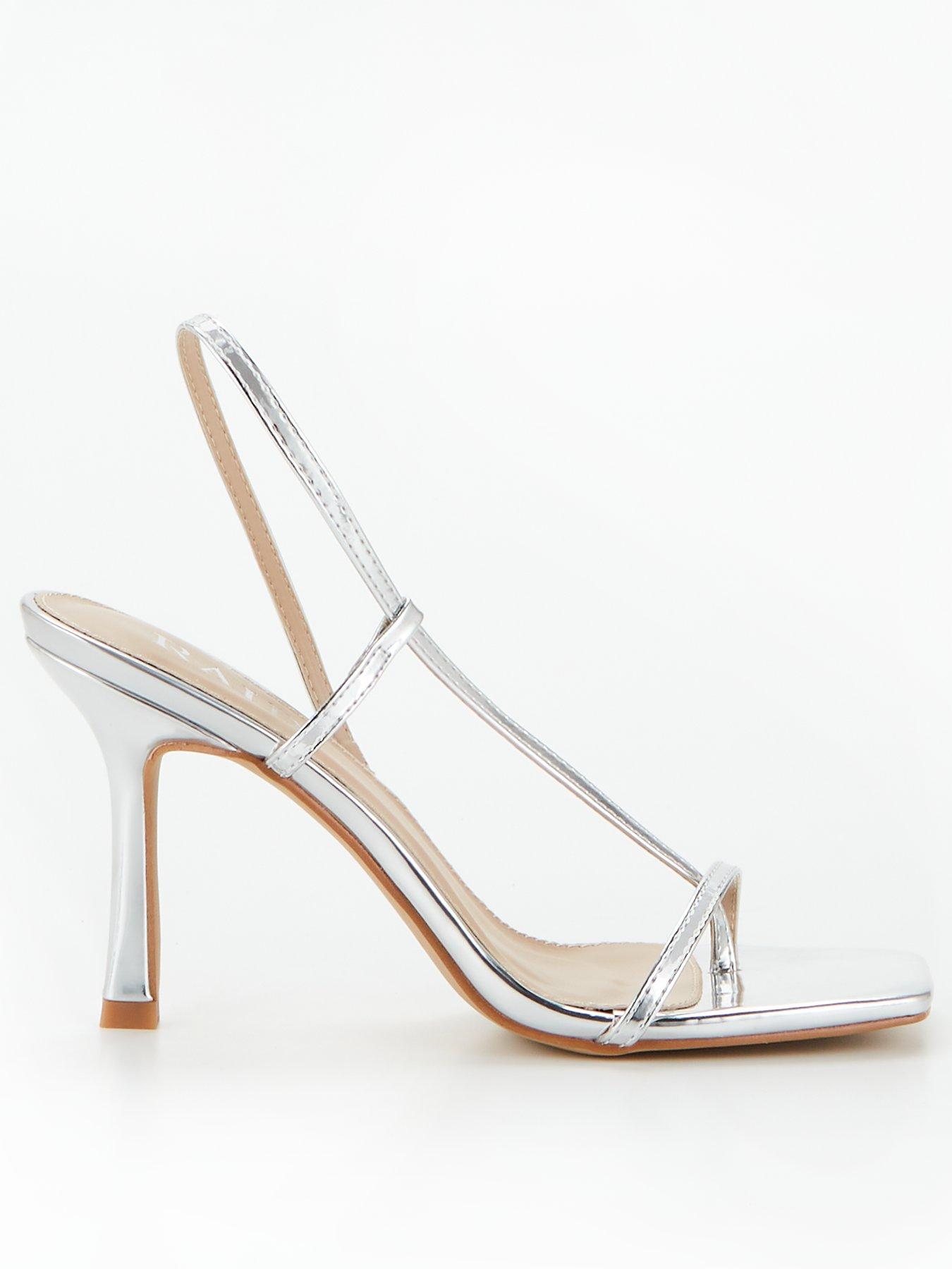 Littlewoods sale silver sandals