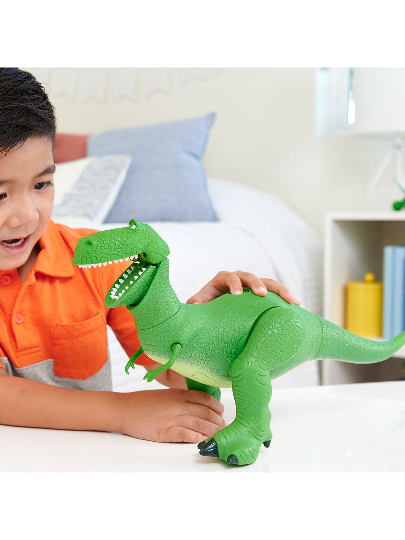 Mattel Disney Pixar Toy Story Toys, Moving & Talking Rex Dinosaur Figure,  Roarin' Laughs, 10.8 Inches Tall with 40 Phrases and Mouth & Arm Motion